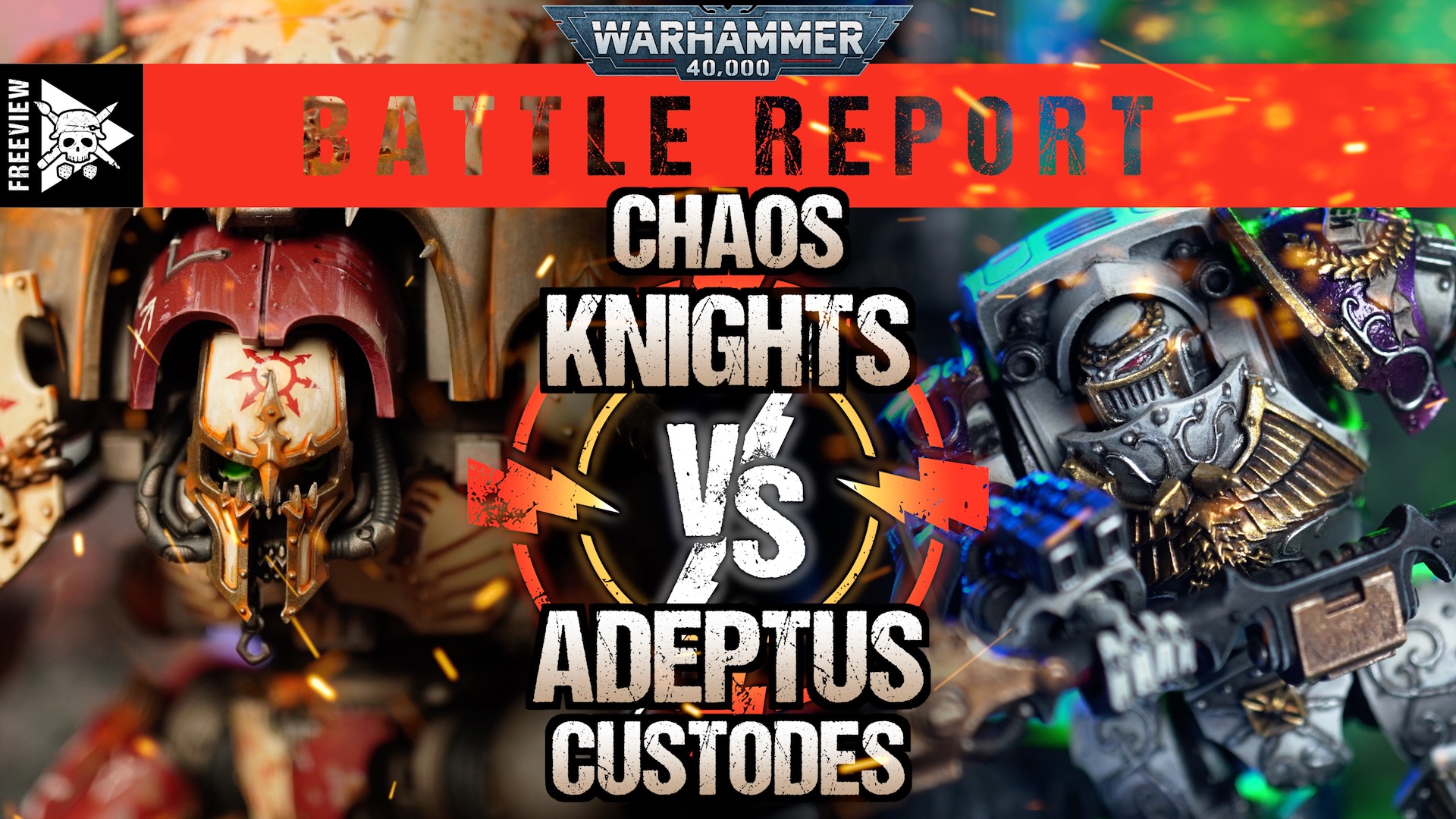 Chaos Knights Vs Adeptus Custodes 2000pts Warhammer 40 000 Battle