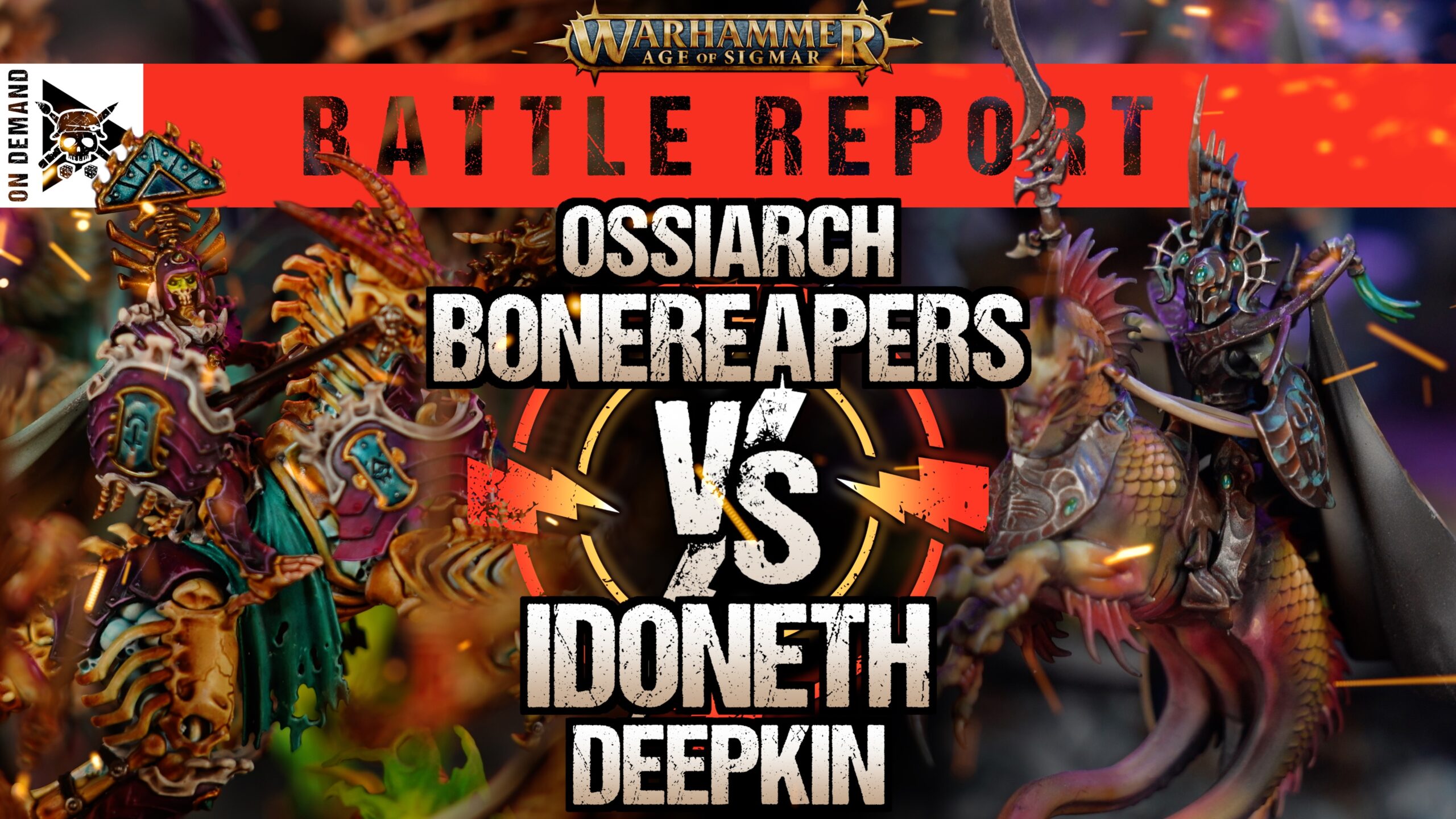 Ossiarch Bonereapers Vs Idoneth Deepkin Age Of Sigmar Battle Report