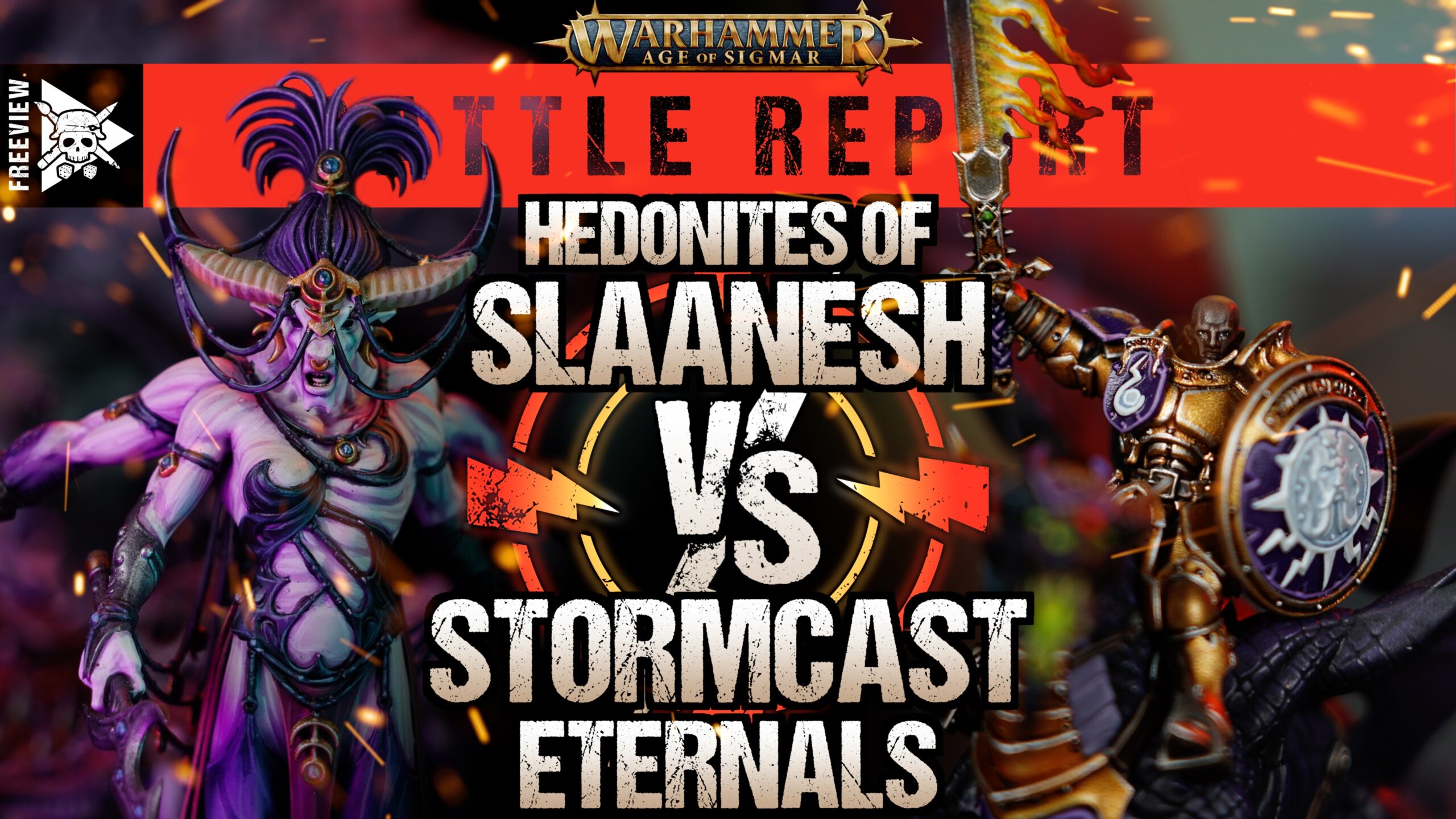 Hedonites Of Slaanesh Vs Stormcast Eternals Age Of Sigmar Battle