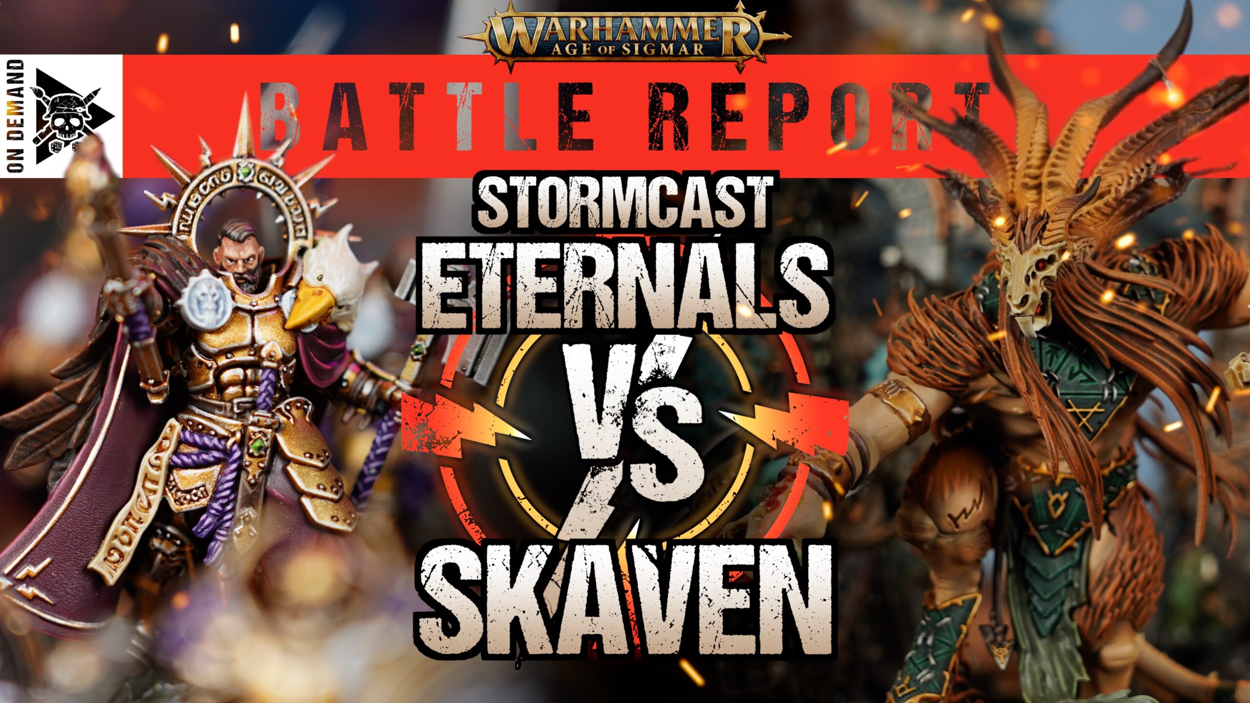 Stormcast Eternals Vs Skaven Age Of Sigmar Battle Report Tabletop