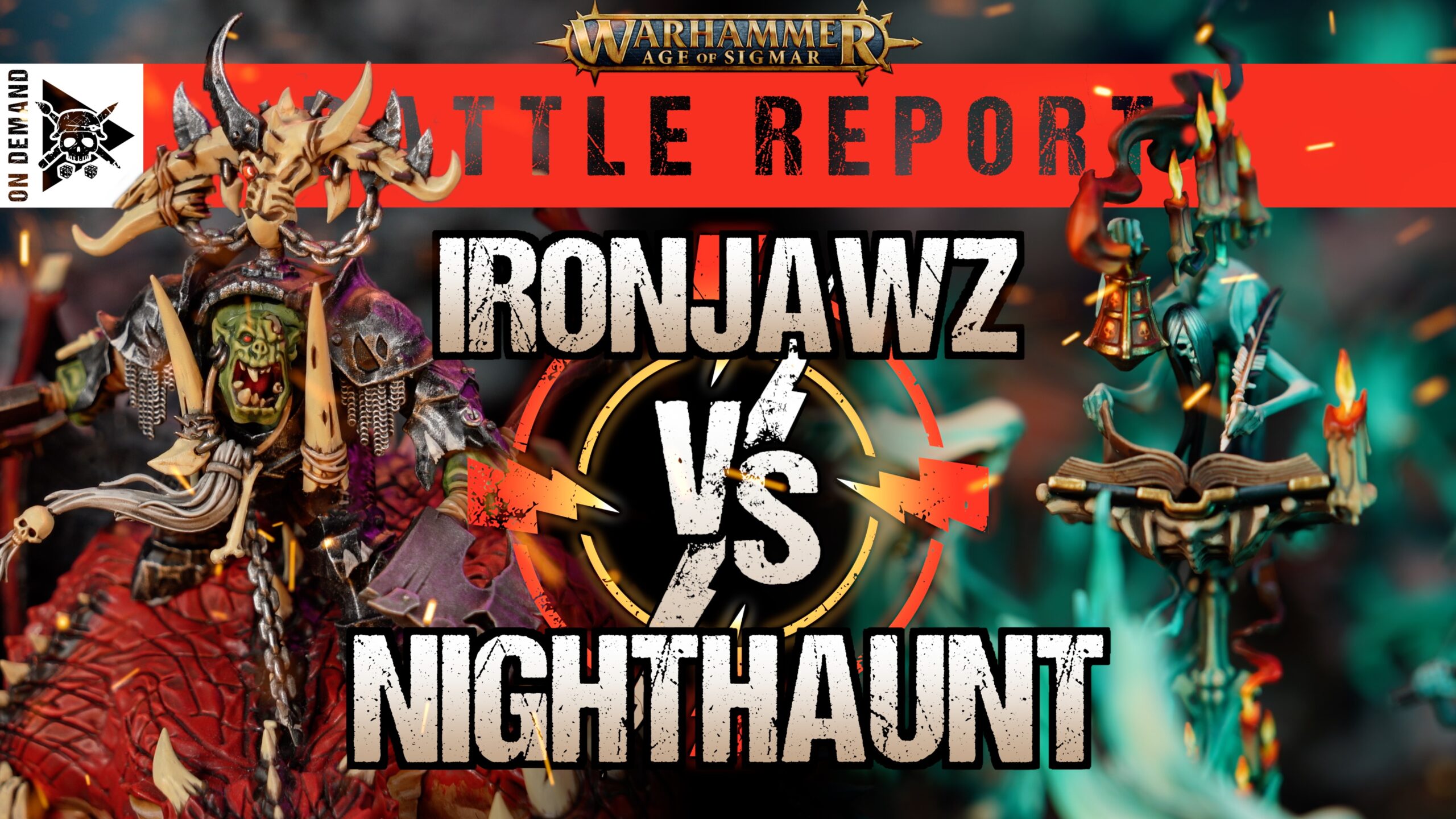 Ironjawz Vs Nighthaunt Age Of Sigmar Battle Report Tabletop Tactics