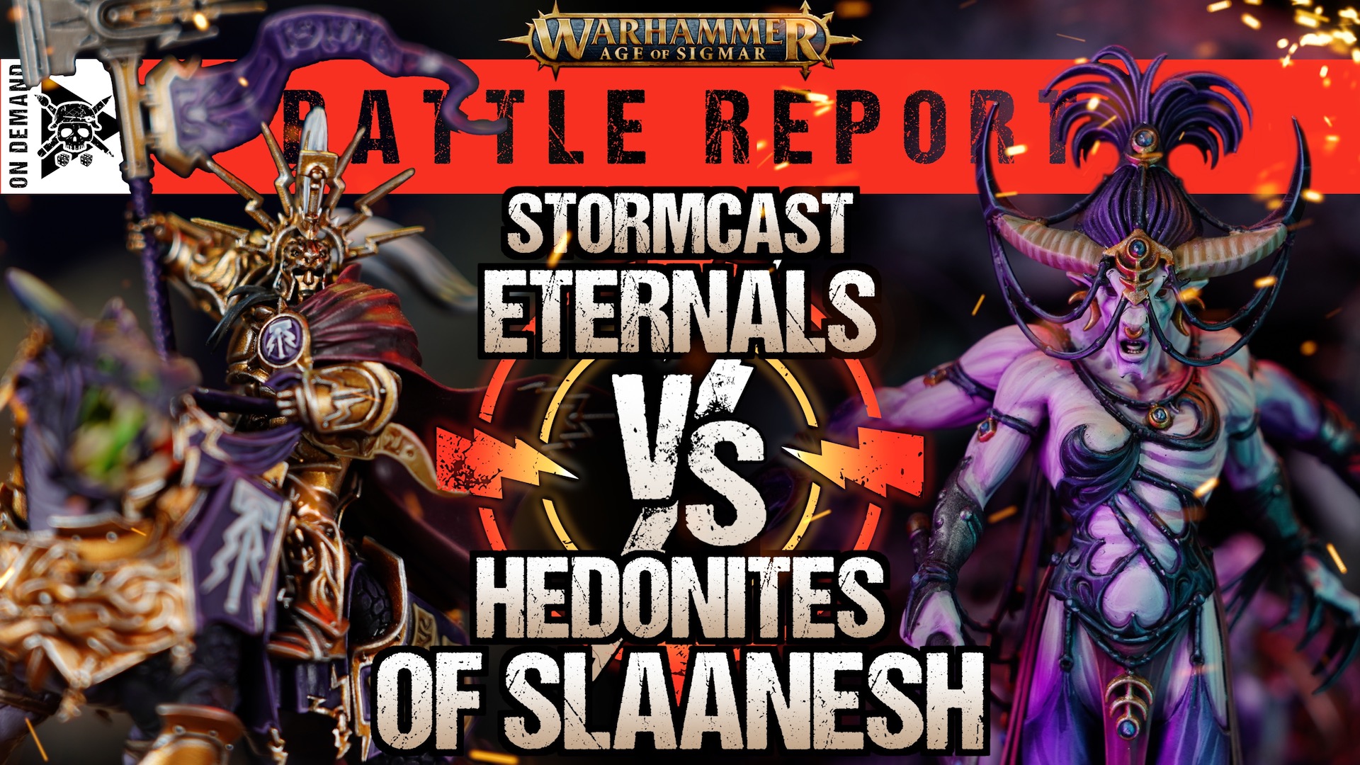 Stormcast Eternals Vs Hedonites Of Slaanesh Age Of Sigmar Battle