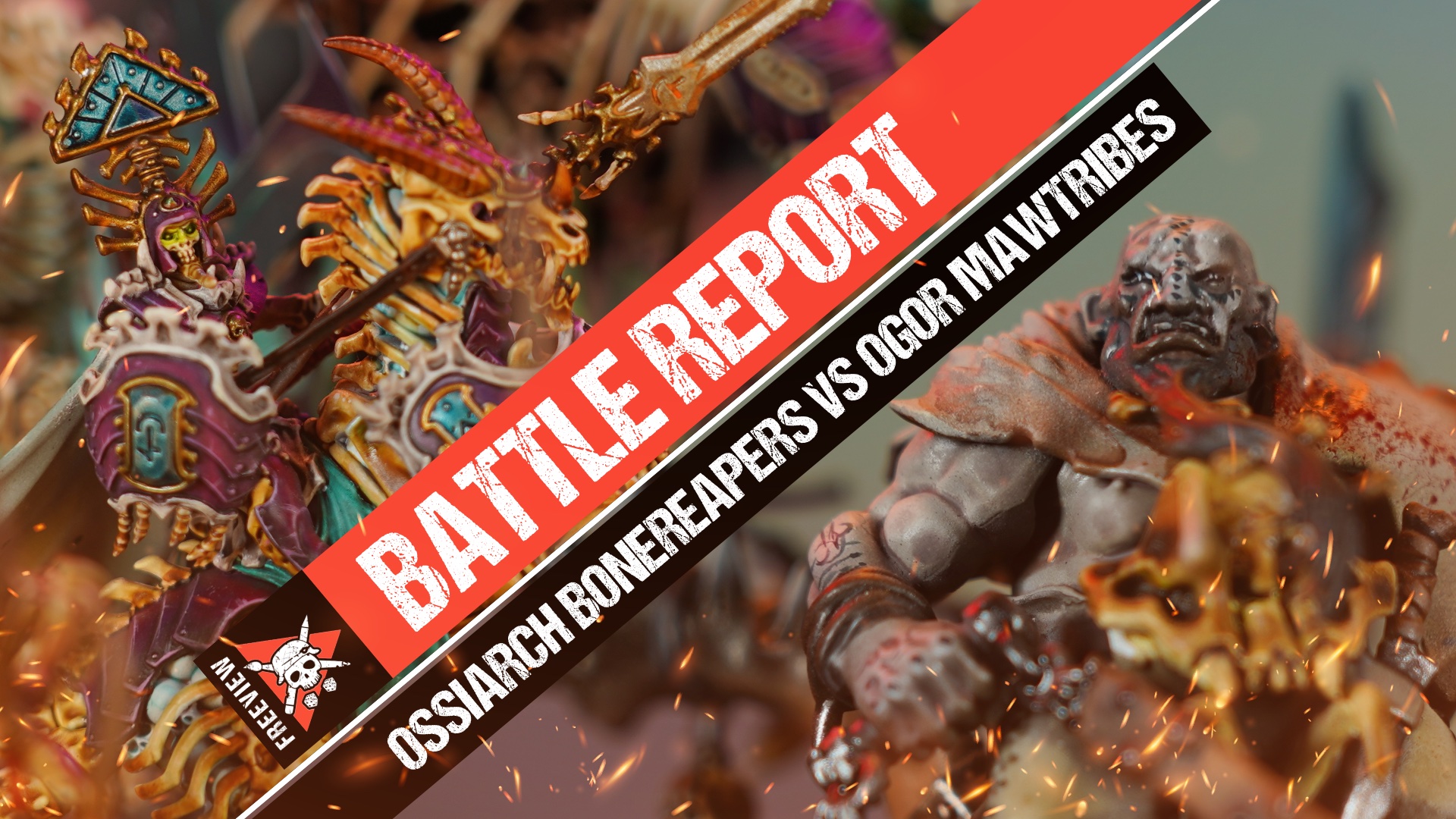 Ossiarch Bonereapers Vs Ogor Mawtribes Age Of Sigmar Battle Report