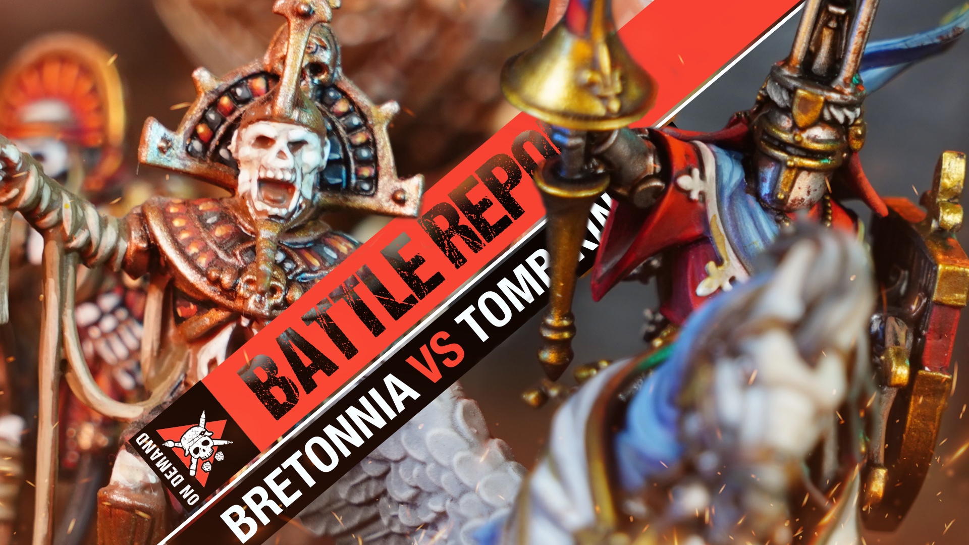 Kingdoms Of Bretonnia Vs Tomb Kings Warhammer The Old World Battle