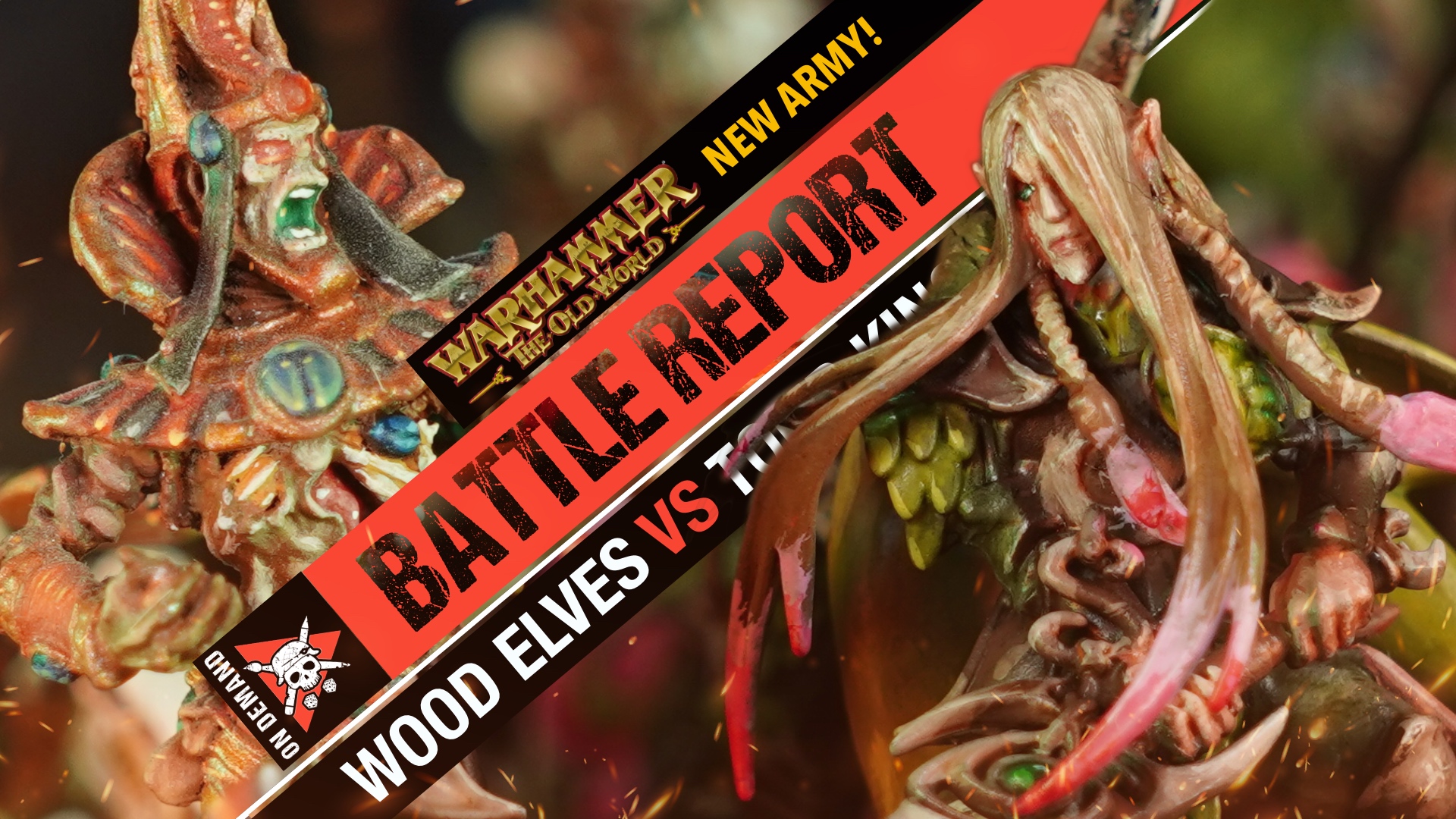 Wood Elves Vs Tomb Kings Warhammer The Old World Battle Report