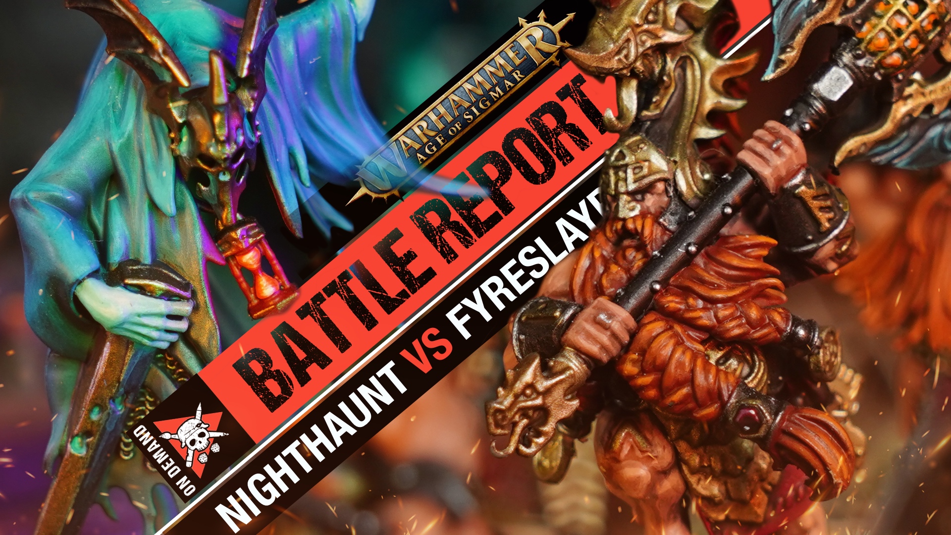 SPEARHEAD Fyreslayers Vs Nighthaunt Warhammer AoS Battle Report