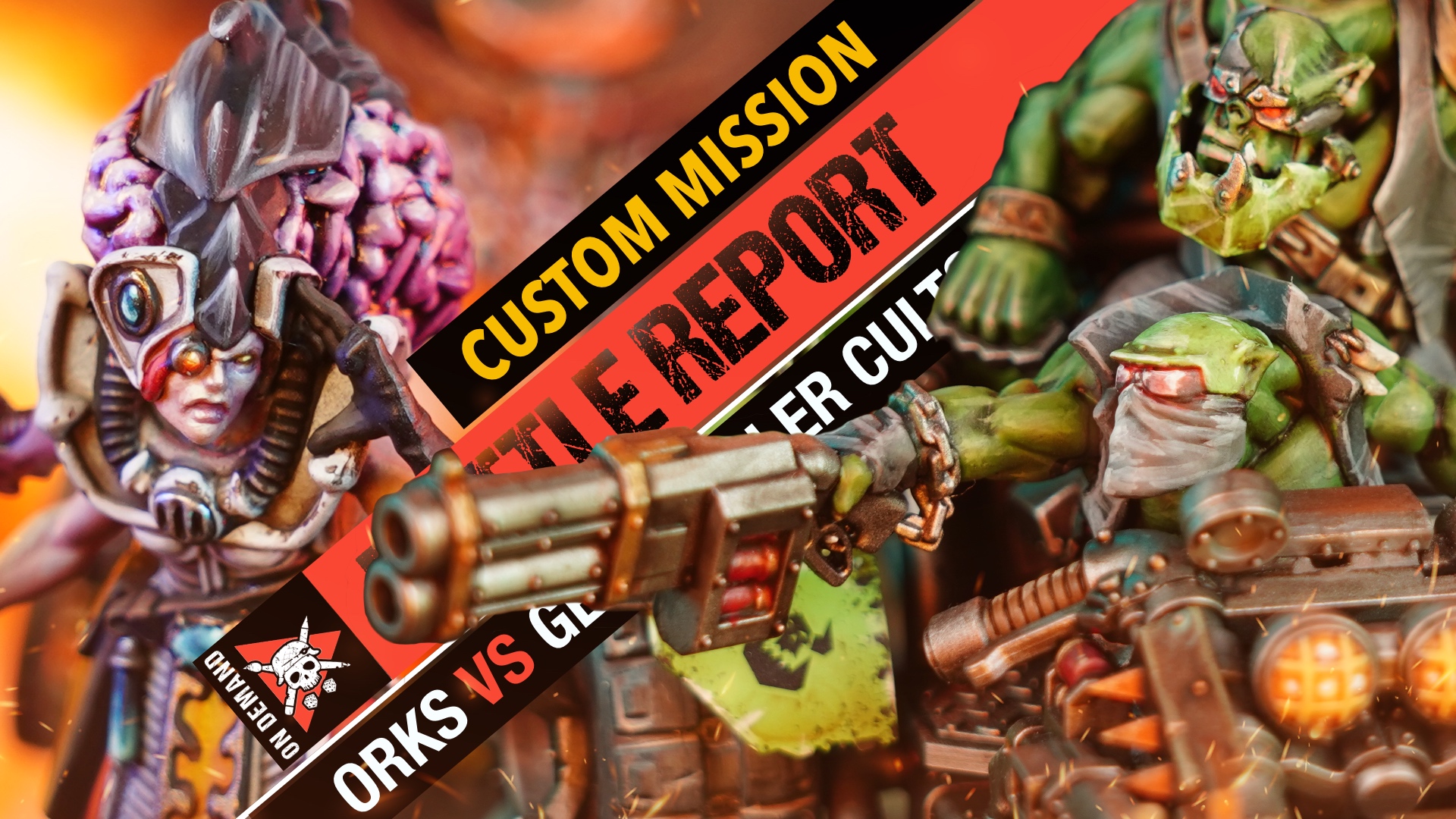 Orks Vs Genestealer Cults Warhammer 40k Battle Report Tabletop Tactics