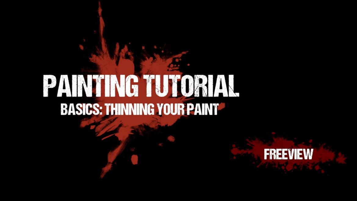 Warhammer 40,000 Painting Tutorial Basics Thinning Your Paint