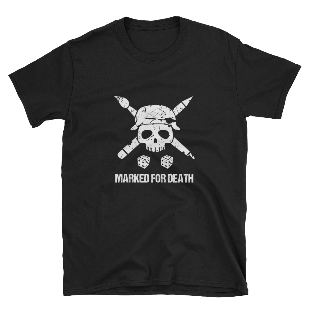 Download Classic Marked For Death Black T-Shirt - Tabletop Tactics