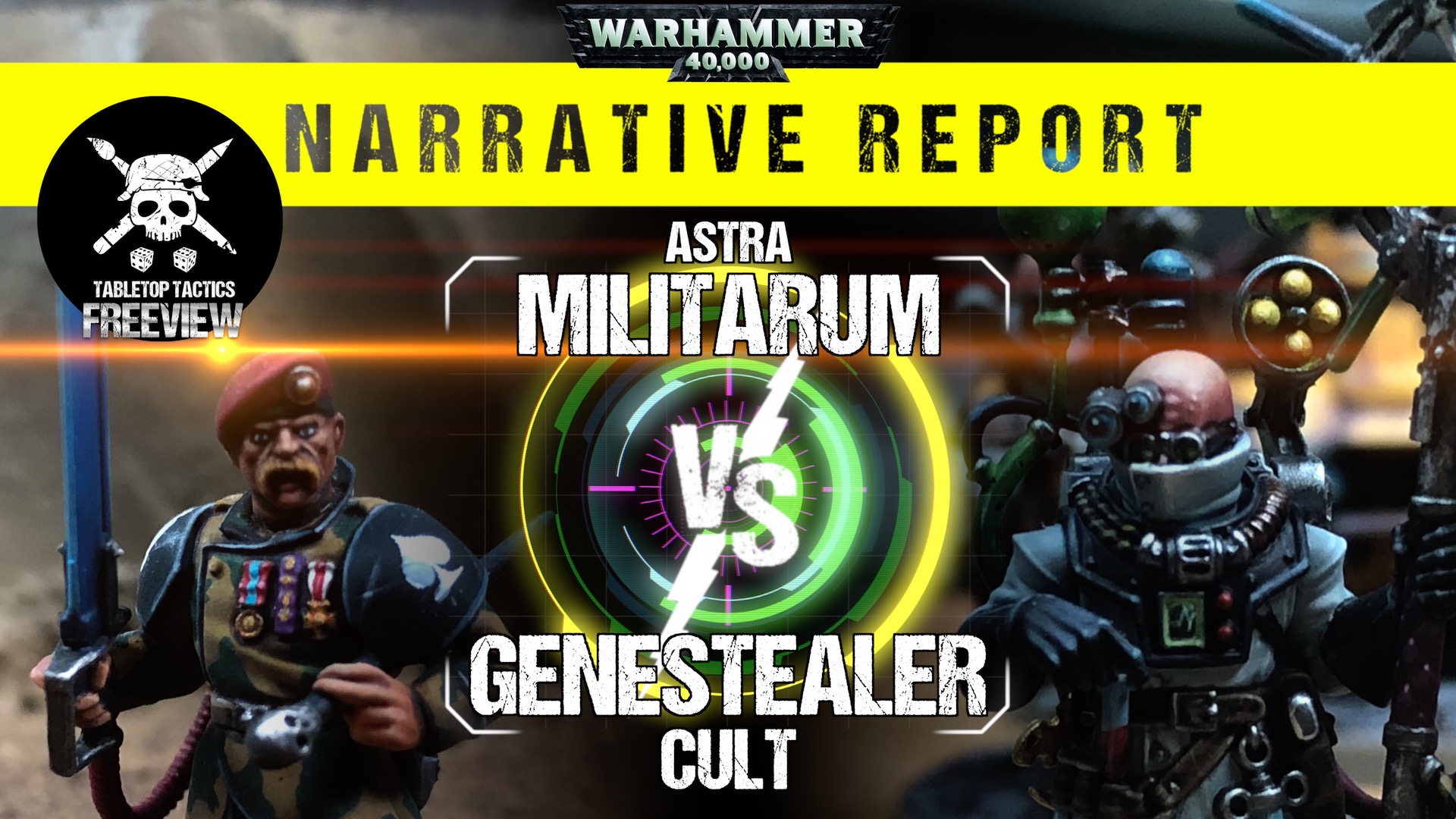 Astra Militarum vs Genestealer Cult 2000pts Warhammer 40,000 8th Ed