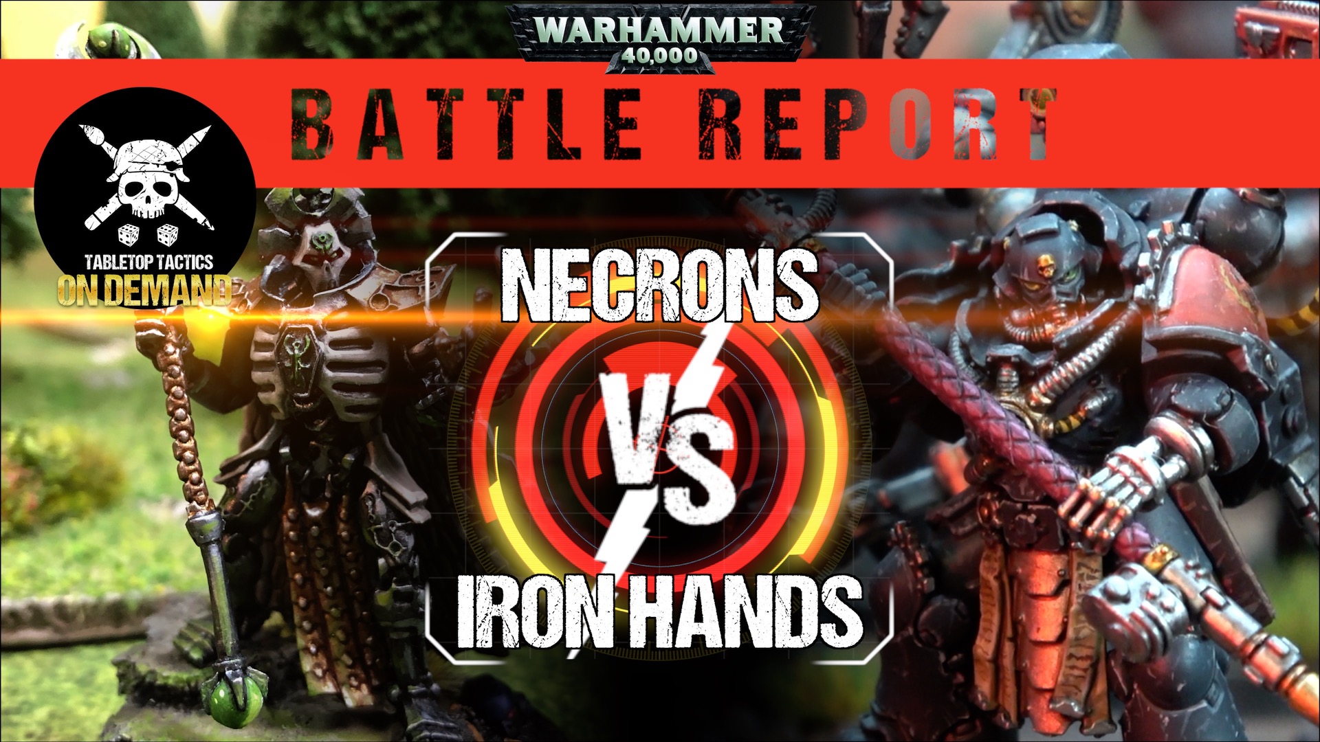 Necrons vs Iron Hands 1500pts Warhammer 40,000 8th Ed Battle Report