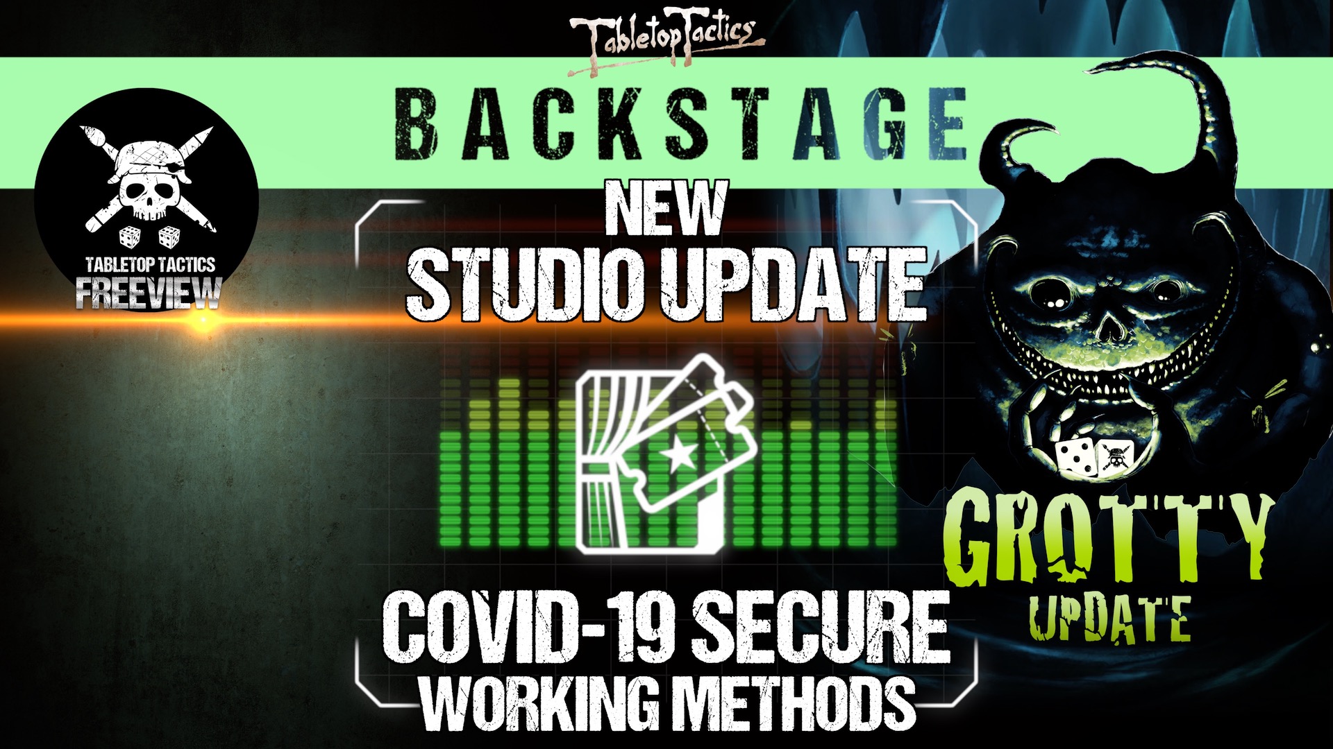 Studio Update COVID19 New Working Methods Tabletop Tactics Backstage Tabletop Tactics