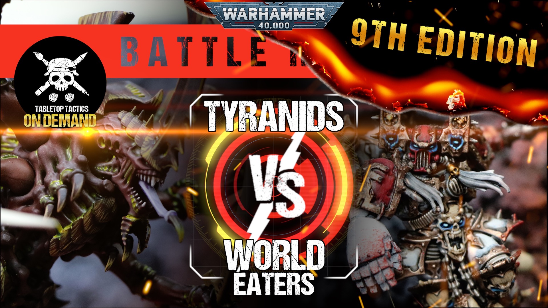 Tyranids vs World Eaters 2000pts Warhammer 40,000 Battle Report