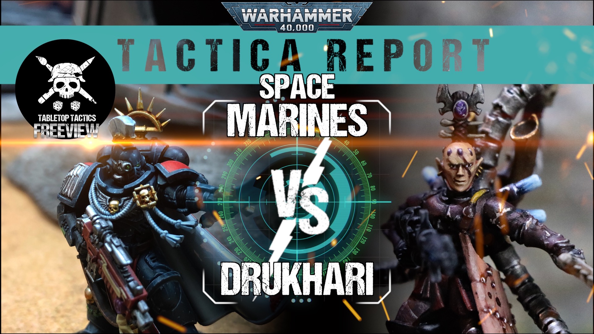 Space Marines vs Drukhari 2000pts Warhammer 40,000 9th Ed Tactical