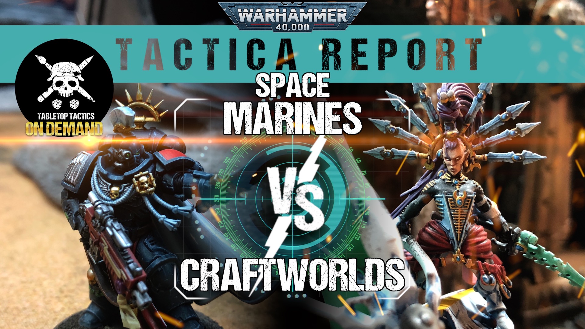 Space Marines vs Craftworlds 2000pts Warhammer 40,000 Tactical Report Tabletop Tactics
