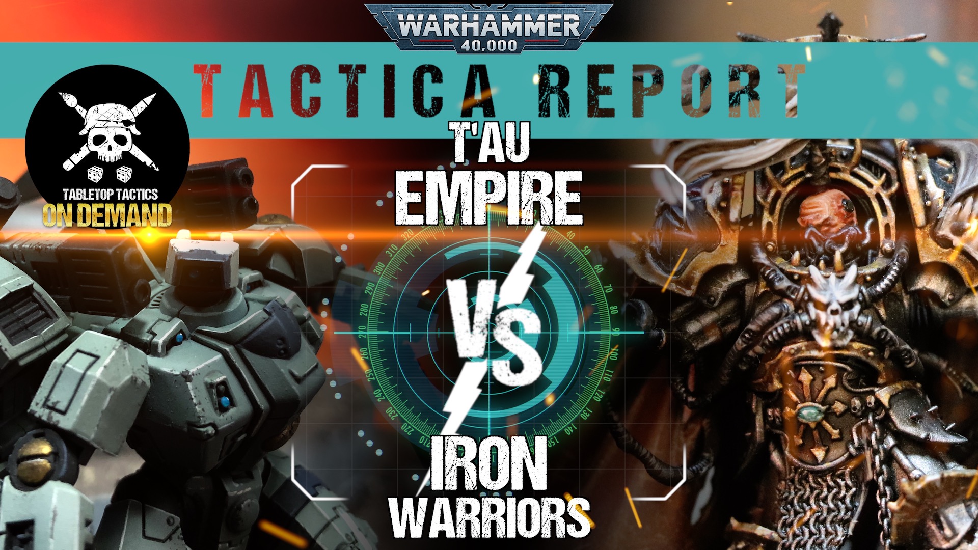 T'au Empire vs Iron Warriors 2000pts Warhammer 40,000 Tactical Report