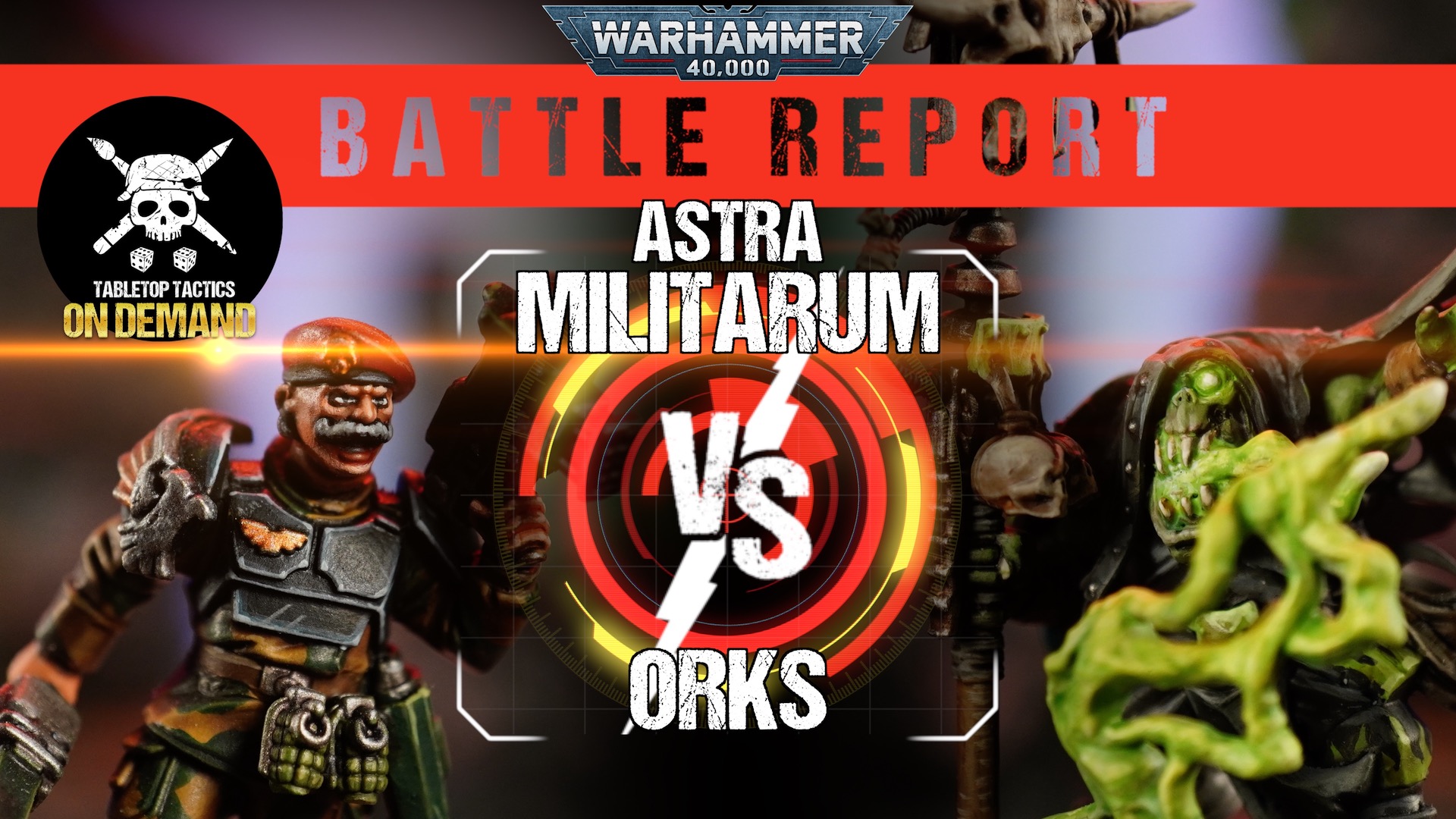 Astra Militarum vs Orks 2000pts Warhammer 40,000 9th Ed Battle Report