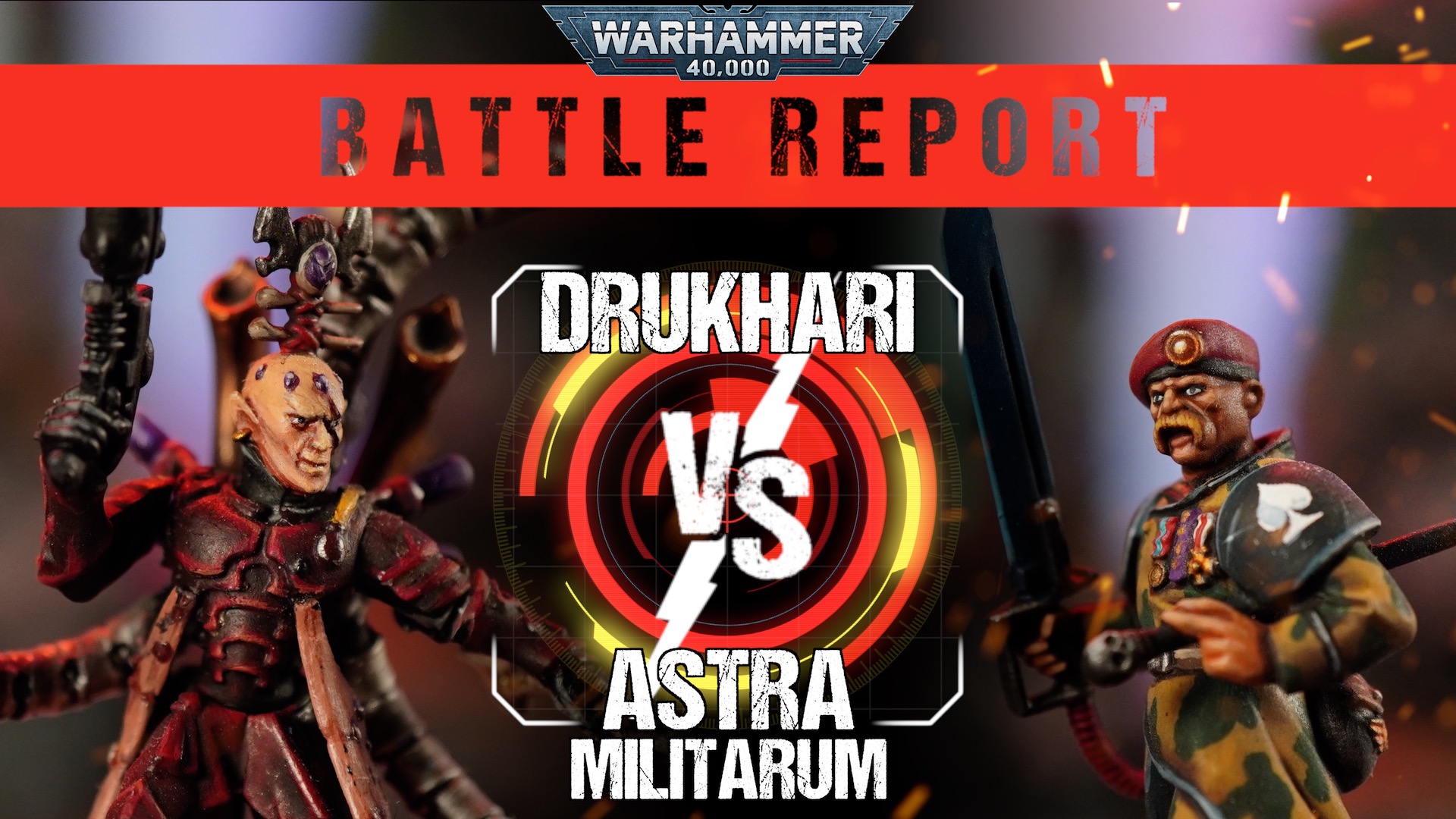 Drukhari vs Astra Militarum 2000pts Warhammer 40,000 Battle Report