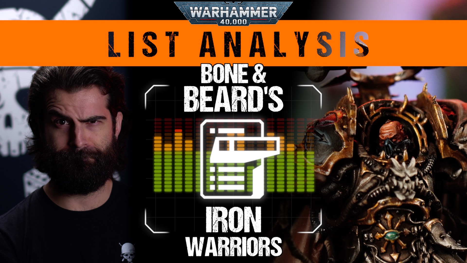 Bone & Beard's Iron Warriors 2000pts Warhammer 40,000 9th Ed List