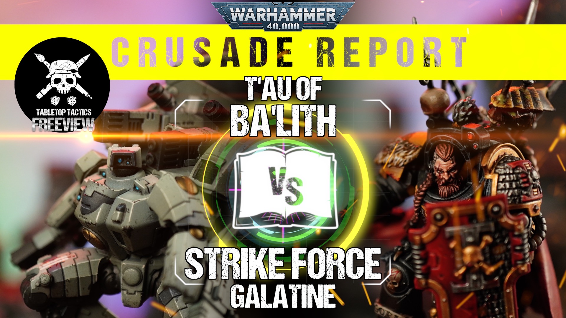T'au Empire vs Deathwatch Warhammer 40,000 Crusade Report Tabletop