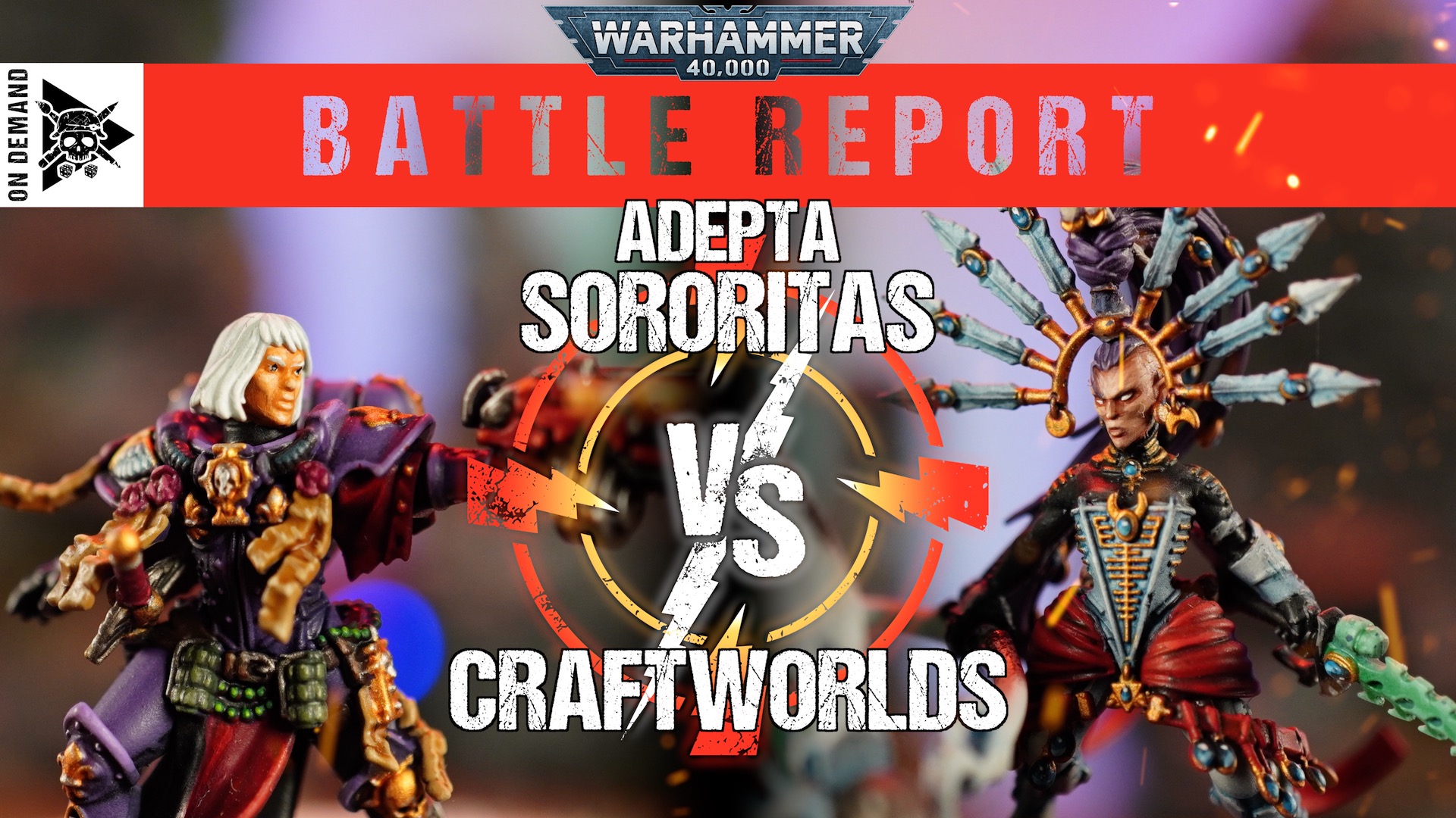 Adepta Sororitas vs Craftworlds 2000pts Warhammer 40,000 Battle Report Tabletop Tactics