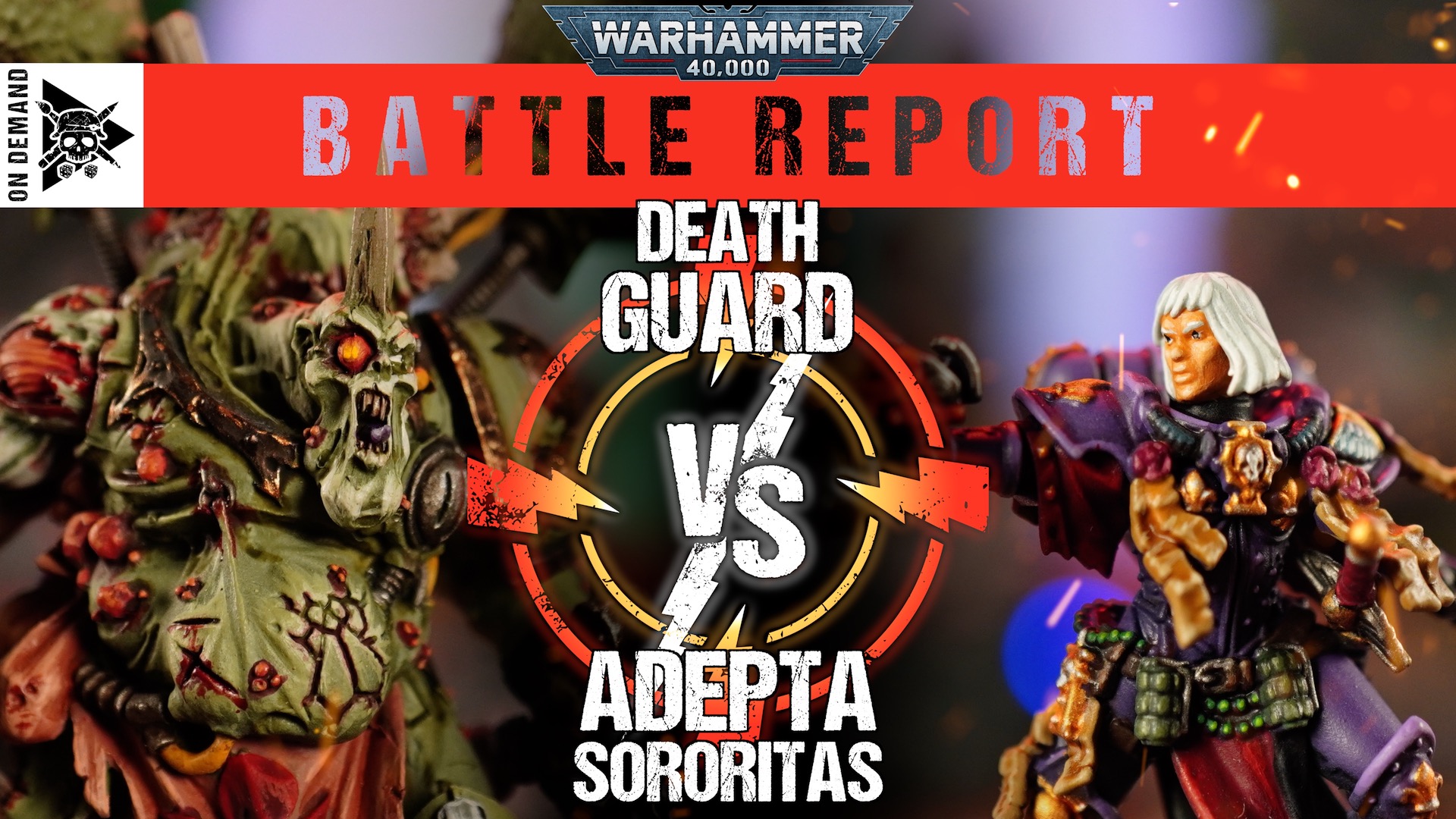 Death Guard vs Adepta Sororitas 2000pts Warhammer 40,000 Battle