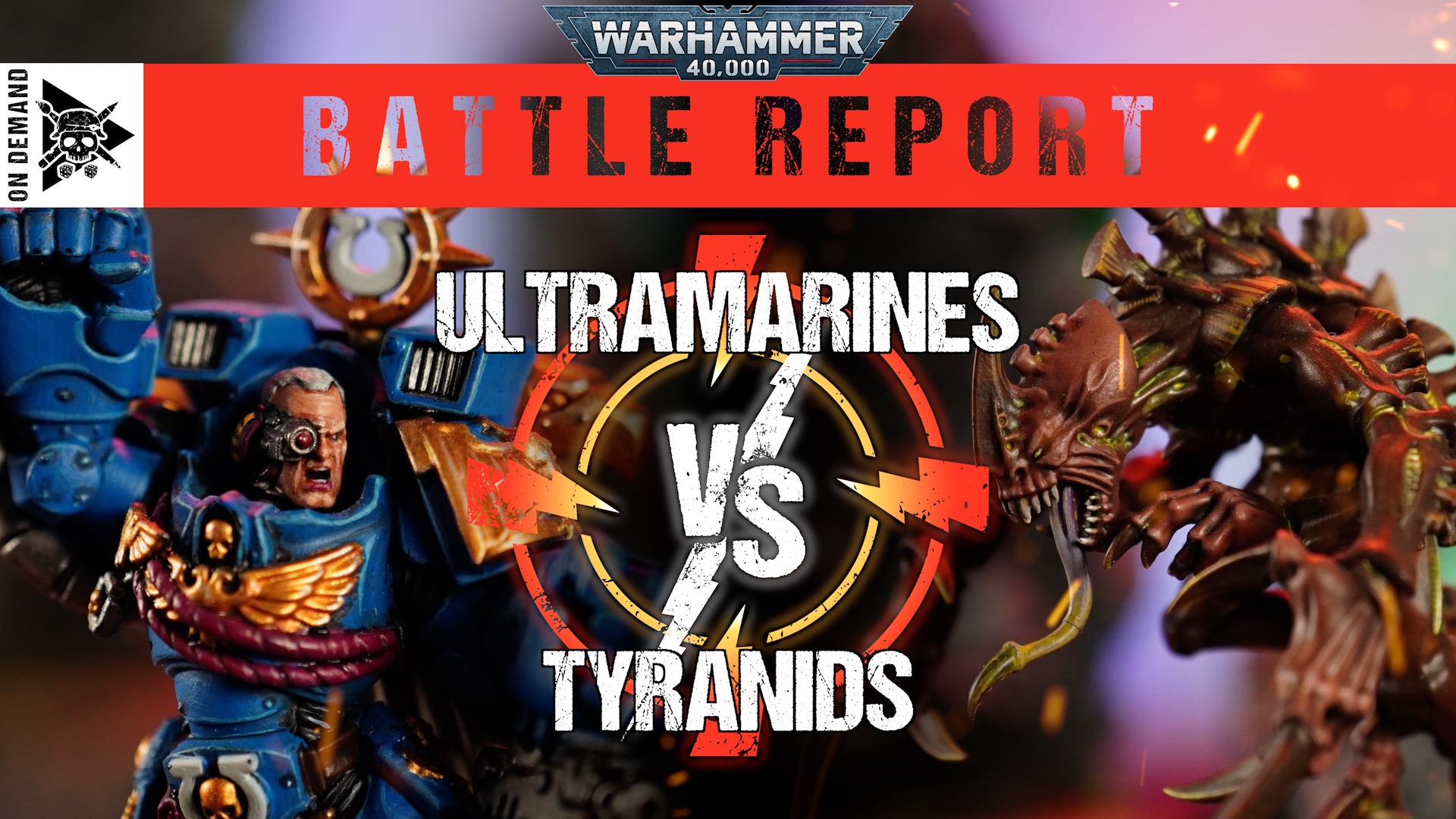 Ultramarines vs Tyranids 2000pts Warhammer 40,000 Battle Report