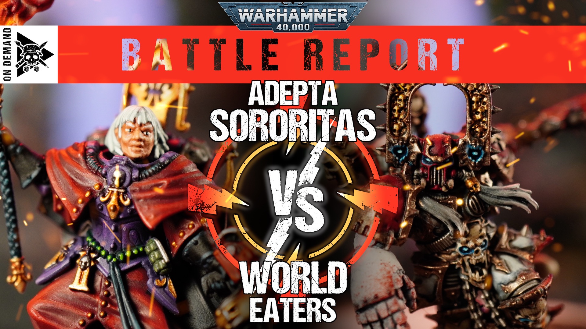 Adepta Sororitas vs World Eaters 2000pts Warhammer 40,000 Battle