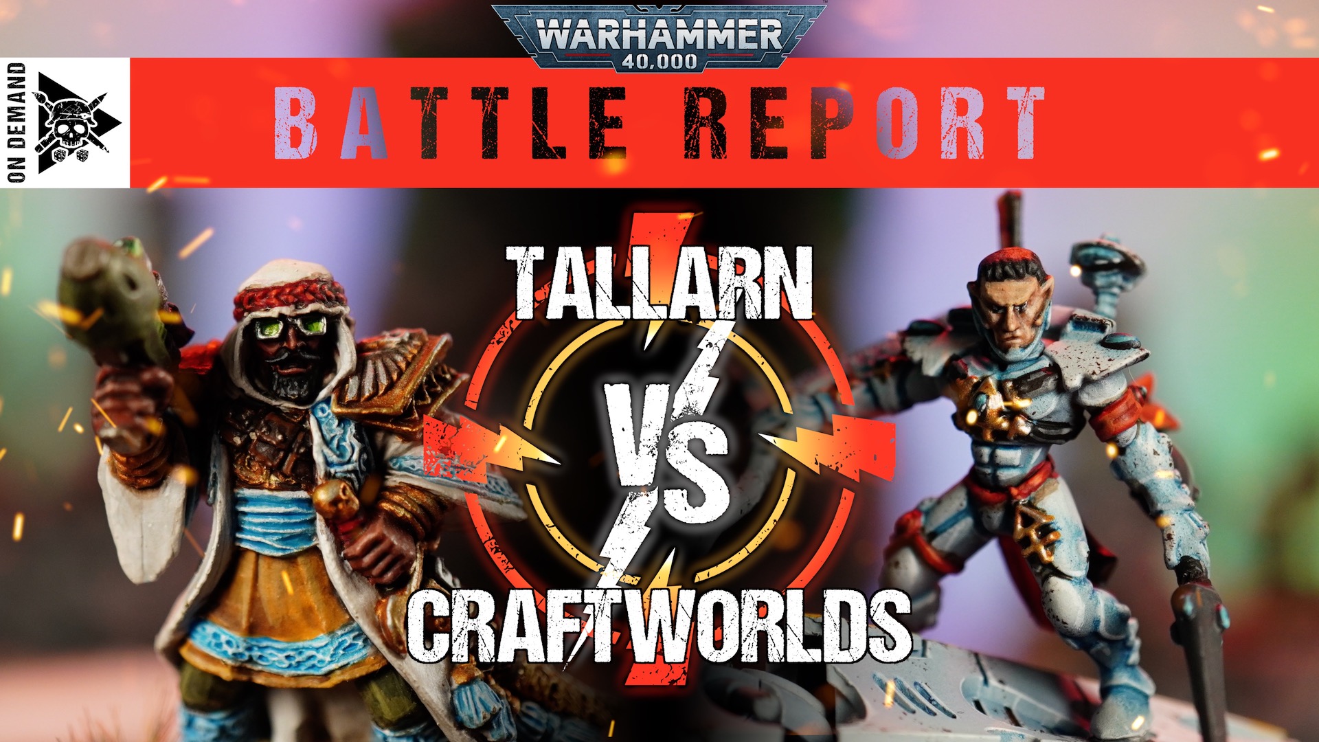 Tallarn vs Craftworlds 2000pts Warhammer 40,000 Battle Report Tabletop Tactics