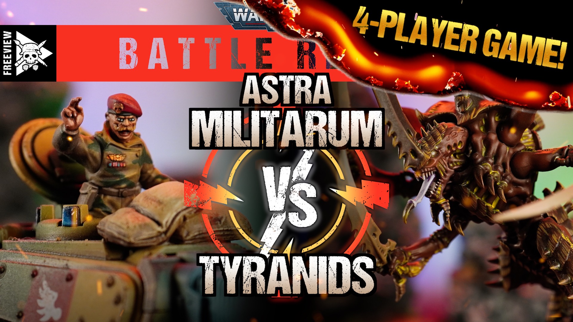 Astra Militarum vs Tyranids 4000pts Multiplayer Game! Warhammer 40,000 Battle Report