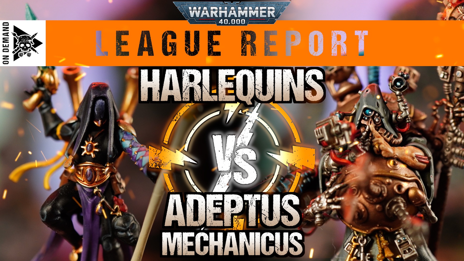 Harlequins vs Adeptus Mechanicus 2000pts Warhammer 40,000 League