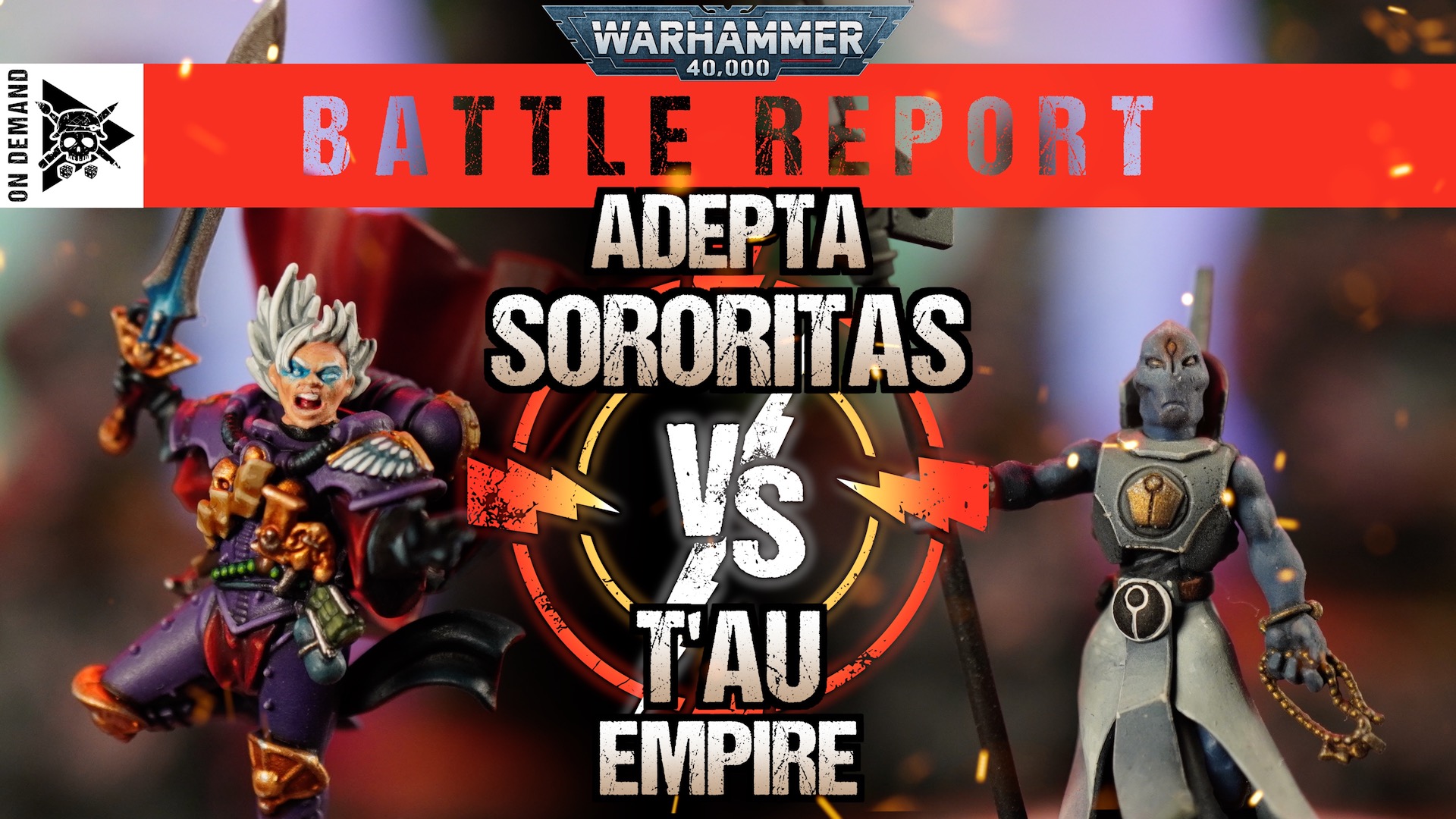 Adepta Sororitas vs T'au Empire 2000pts Warhammer 40,000 Battle