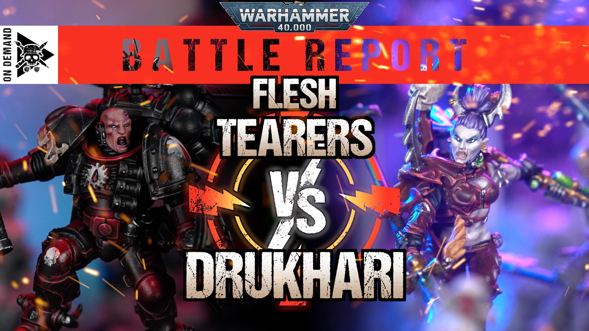 Flesh Tearers vs Drukhari 1500pts Warhammer 40,000 Battle Report