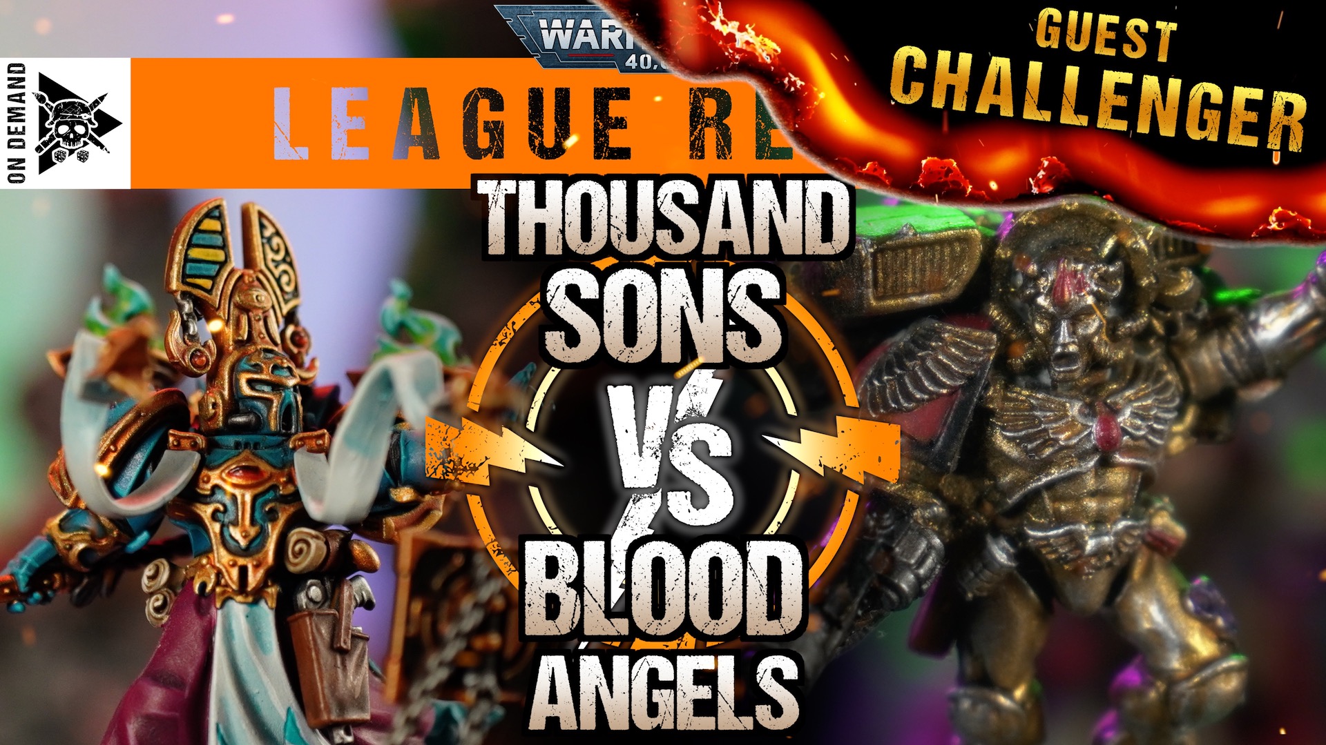Thousand Sons vs Blood Angels 2000pts Warhammer 40,000 League Report Tabletop Tactics