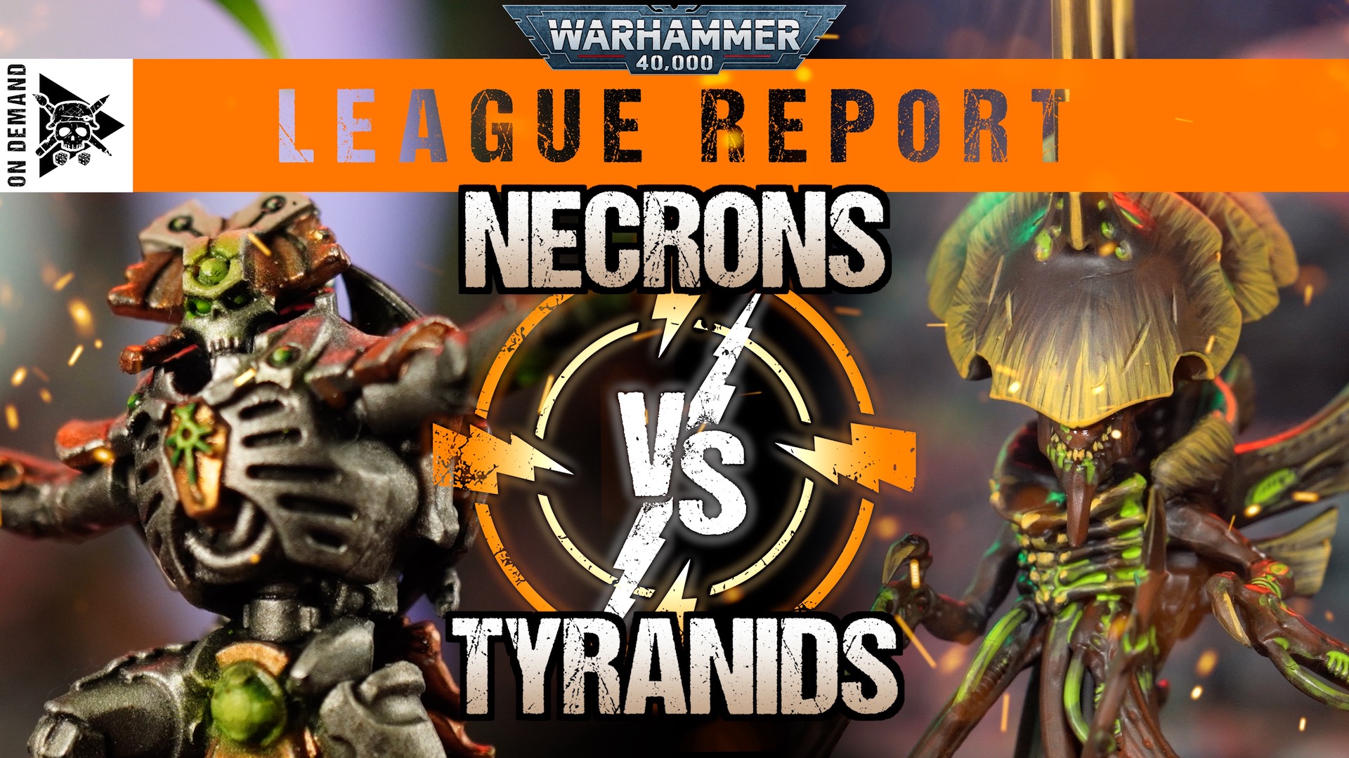 Necrons vs Tyranids 2000pts | Warhammer 40,000 League Report - Tabletop ...