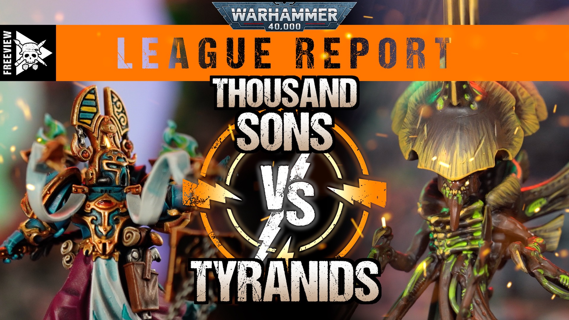 Thousand Sons vs Tyranids 2000pts Warhammer 40,000 League Report Tabletop Tactics