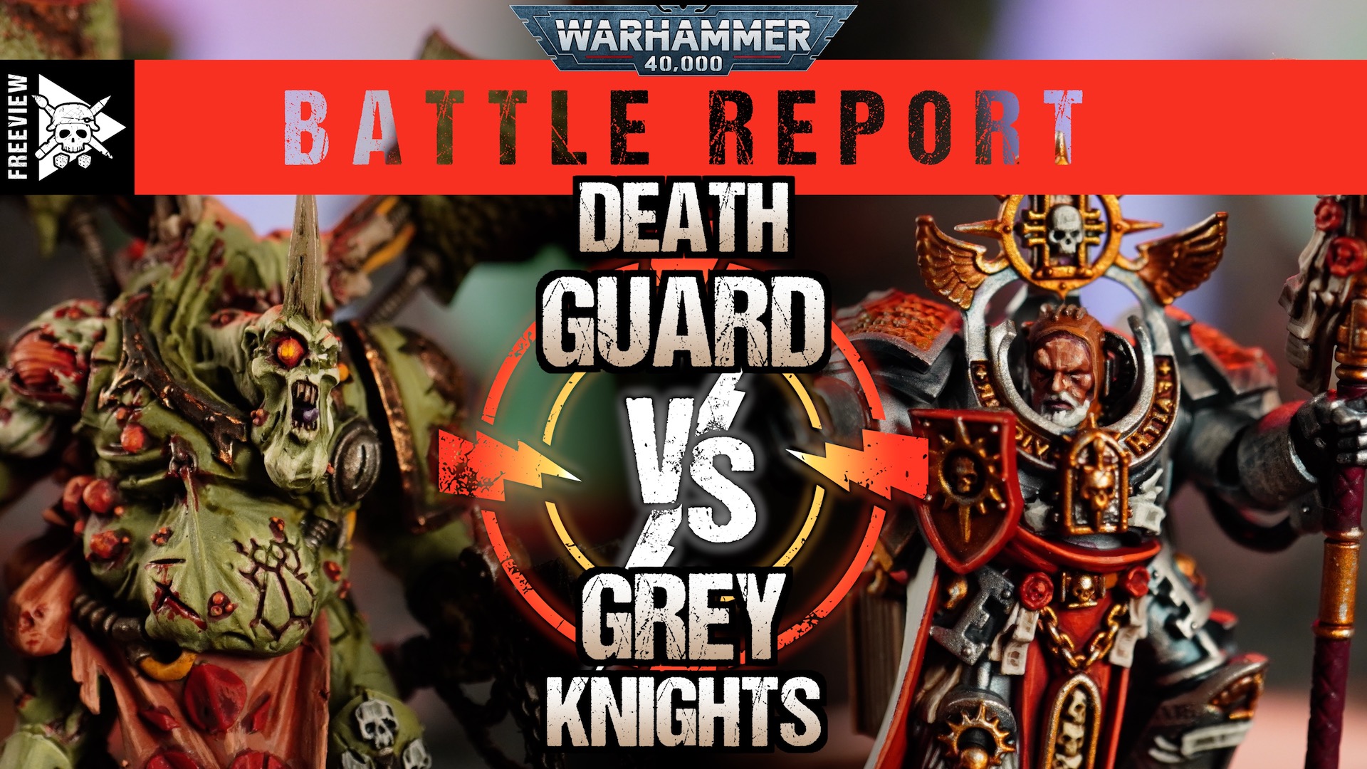 Death Guard vs Grey Knights 2000pts Warhammer 40,000 Battle Report