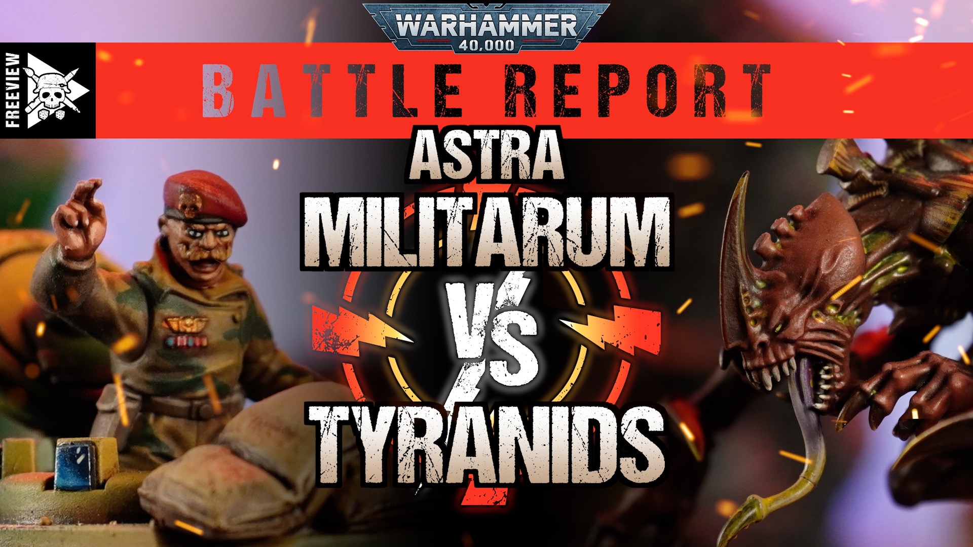 Astra Militarum vs Tyranids 2000pts Warhammer 40,000 Battle Report