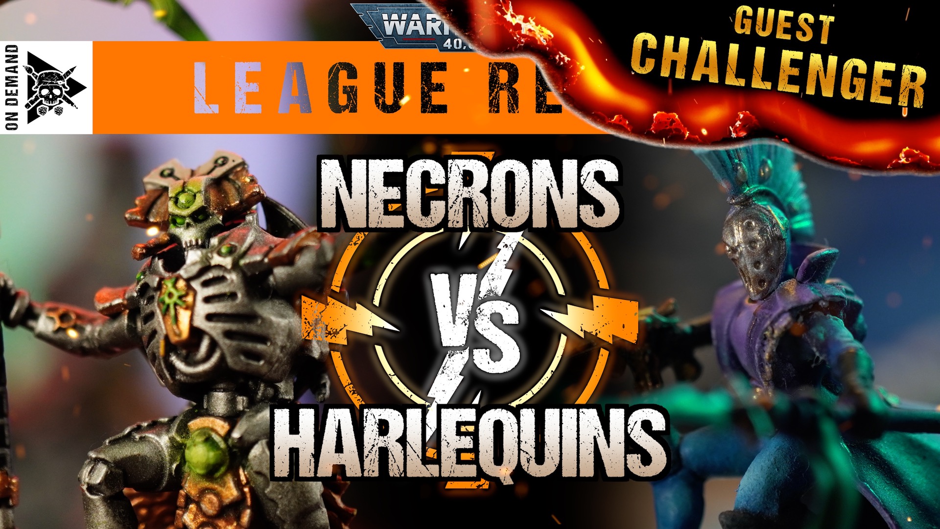 Necrons vs Harlequins 2000pts Warhammer 40,000 League Report