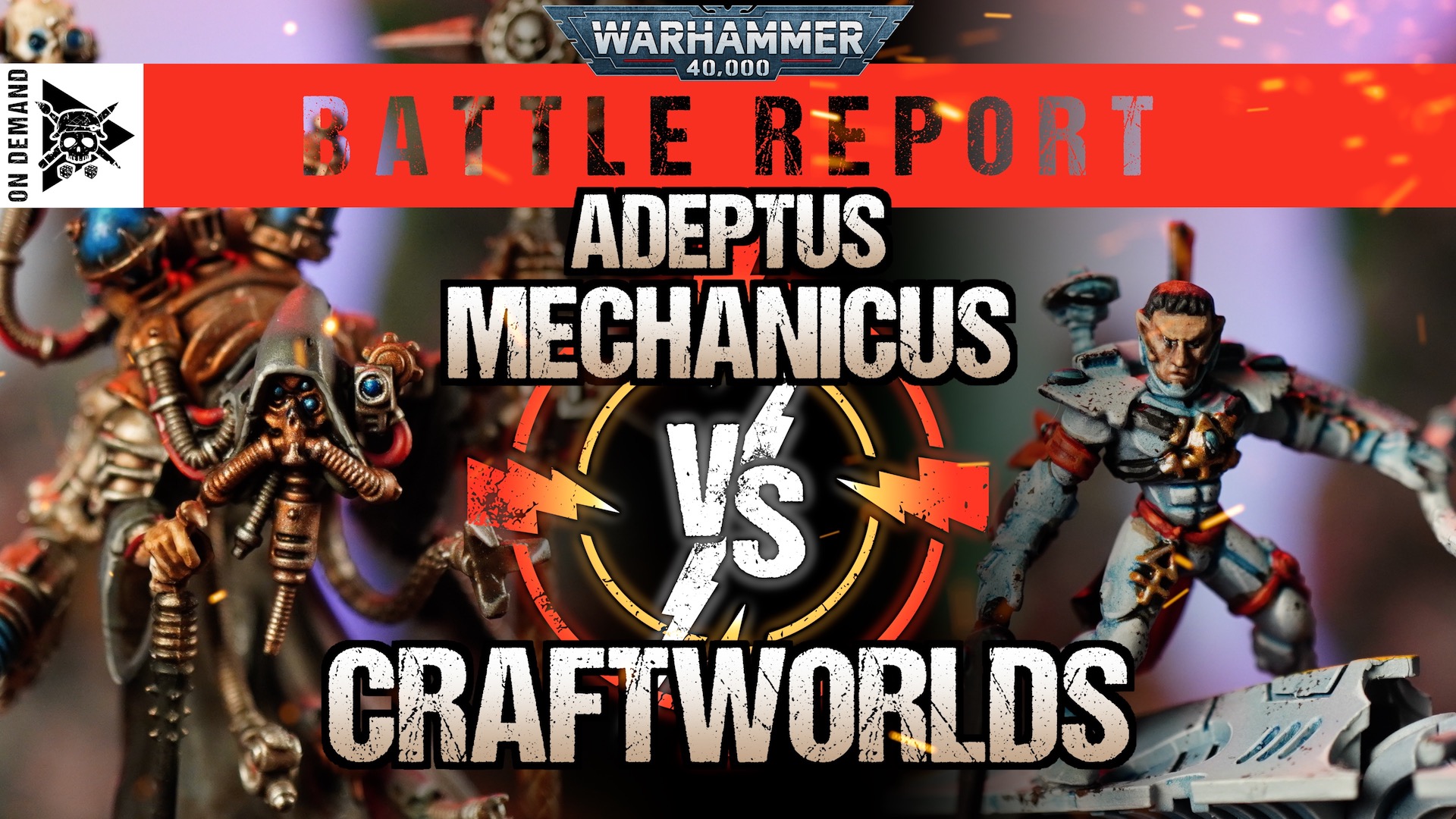 Craftworlds vs Adeptus Mechaniucs 2,000pts Warhammer 40,000 Battle Report Tabletop Tactics