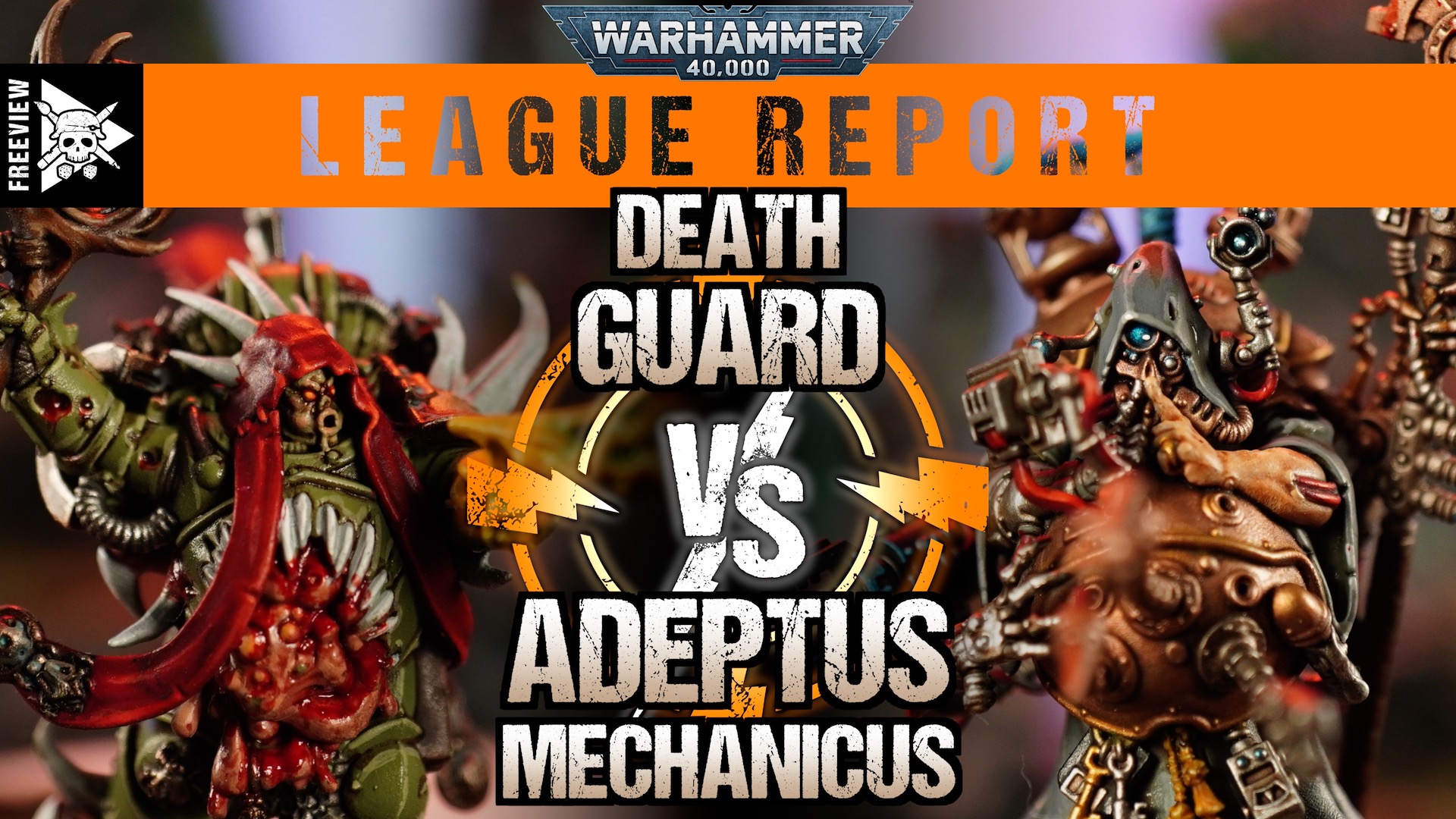 Death Guard vs Adeptus Mechanicus 2000pts Warhammer 40,000 League