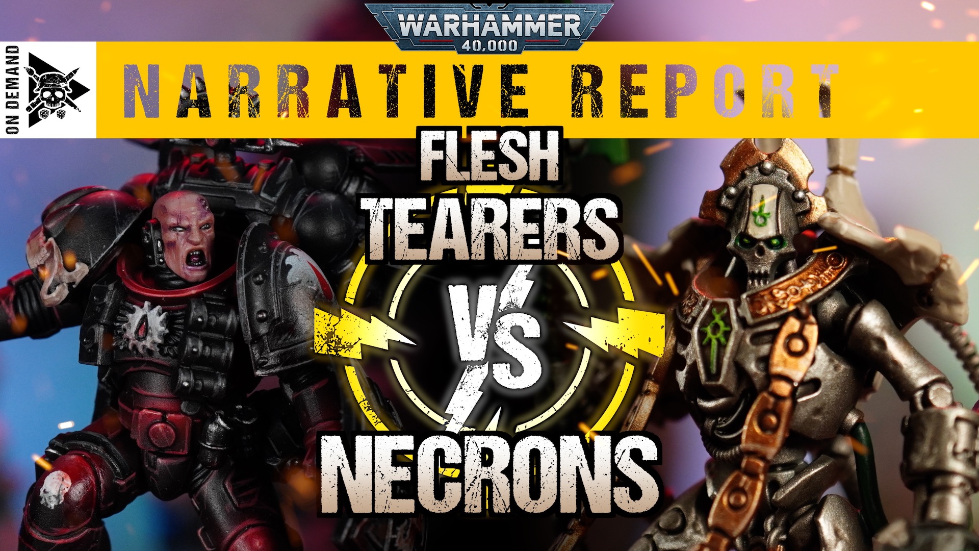 Flesh Tearers vs Necrons 1500pts Warhammer 40,000 Narrative Report