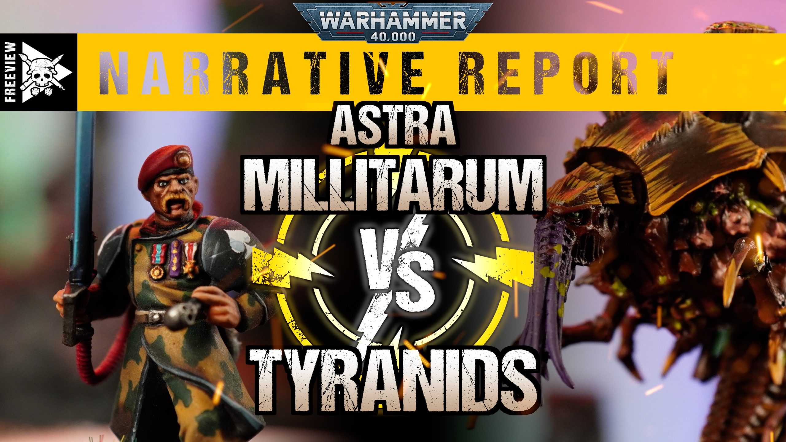 Tyranids vs Astra Militarum 1750pts Warhammer 40,000 Narrative Report