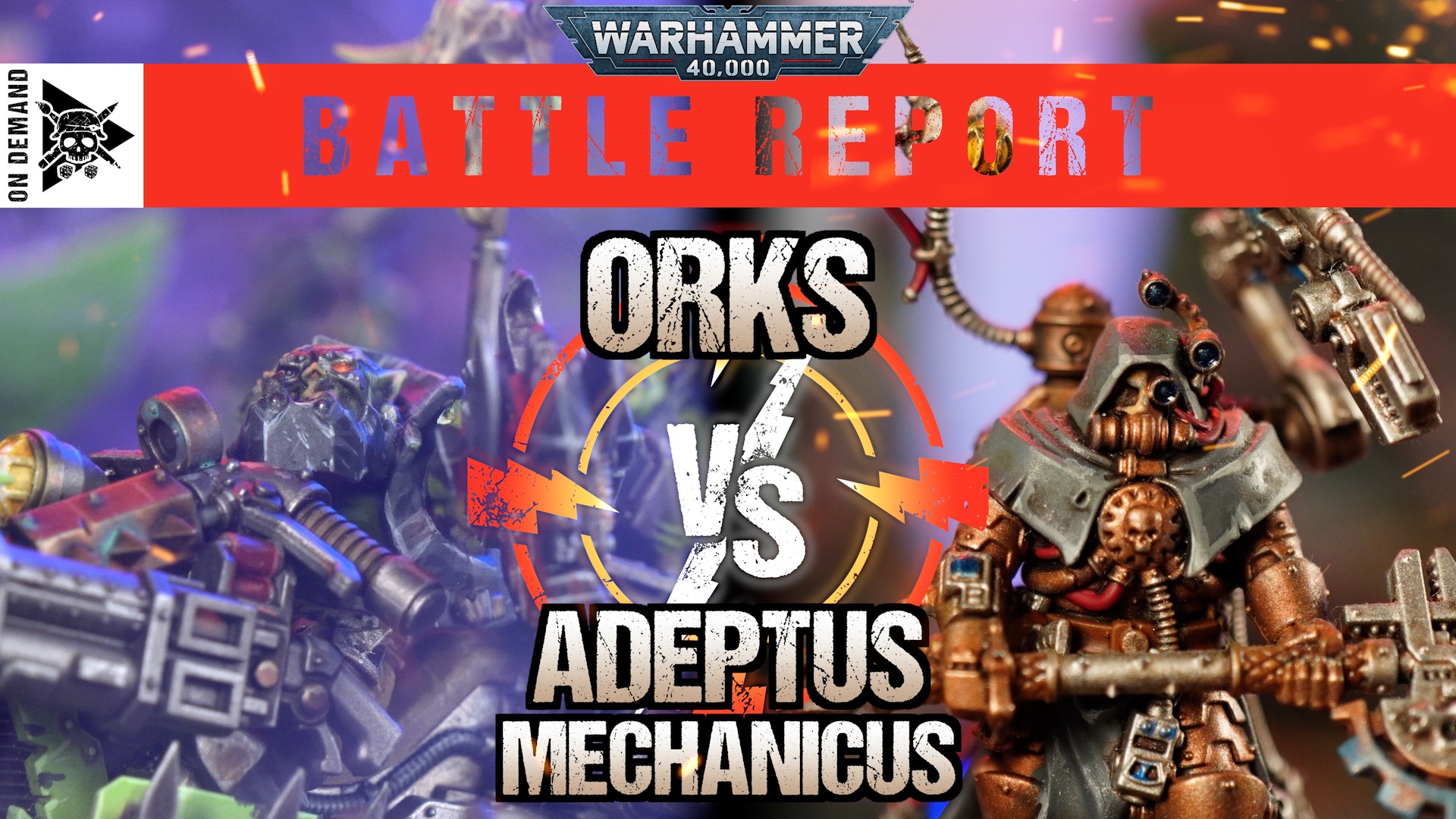 Orks vs Adeptus Mechanicus 2000pts Warhammer 40,000 Battle Report