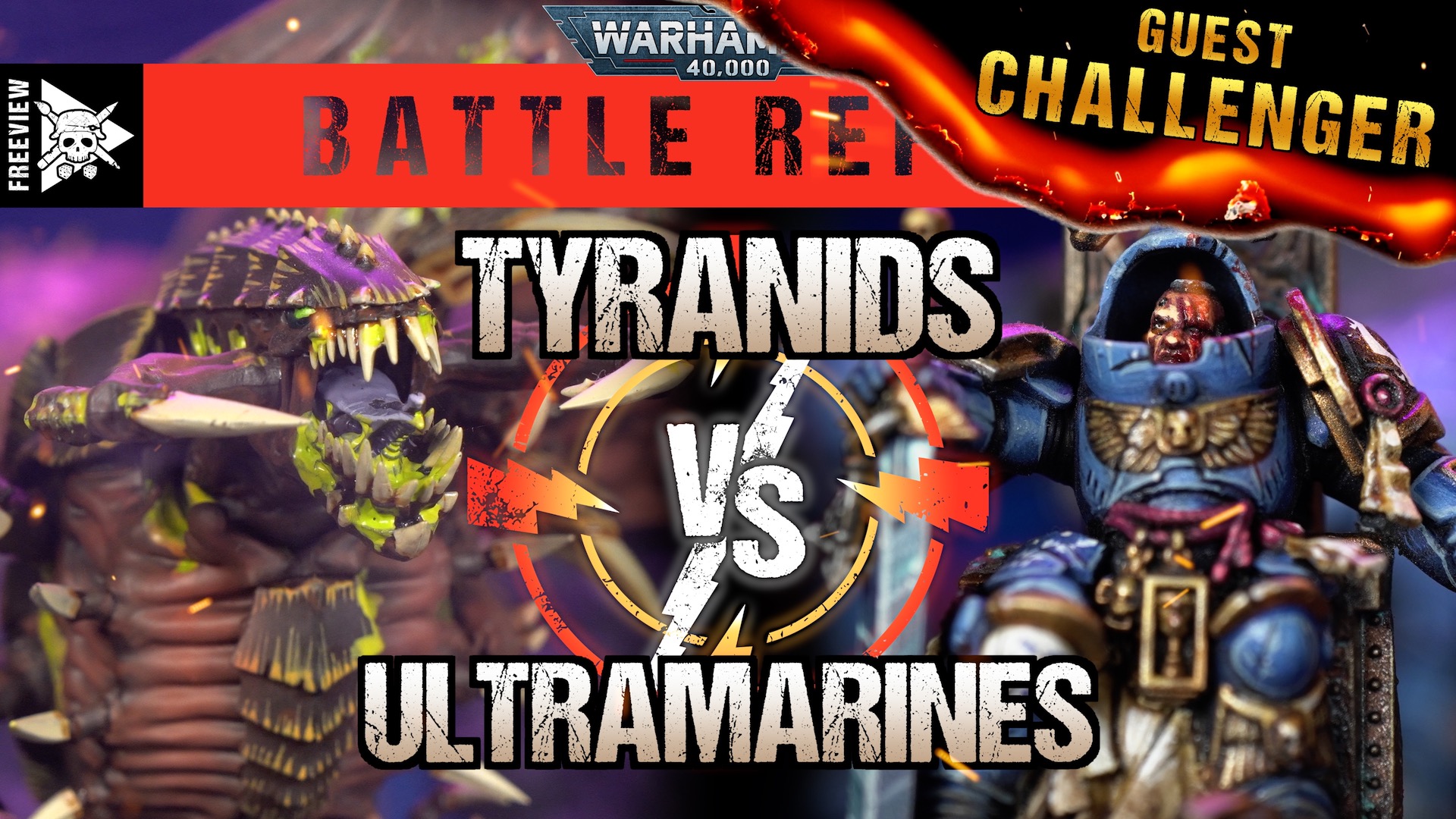 Tyranids vs Ultramarines 2000pts Warhammer 40,000 Battle Report