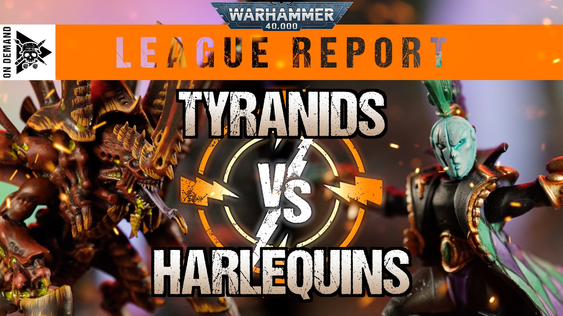 Tyranids vs Harlequins 2000pts Warhammer 40,000 League Report