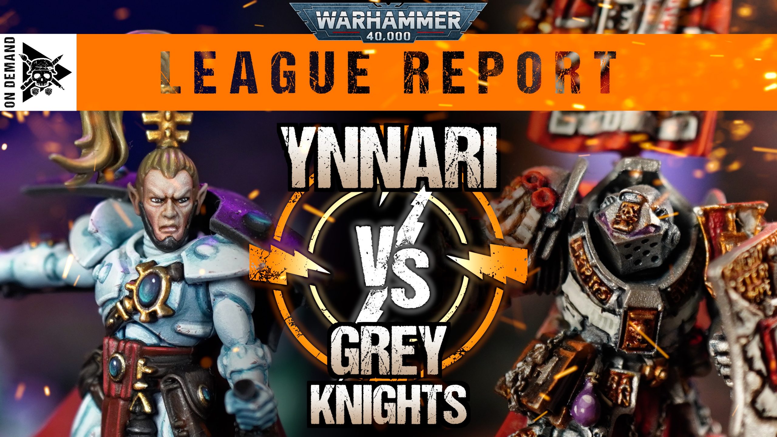 Ynnari vs Grey Knights 2000pts Warhammer 40,000 League Report