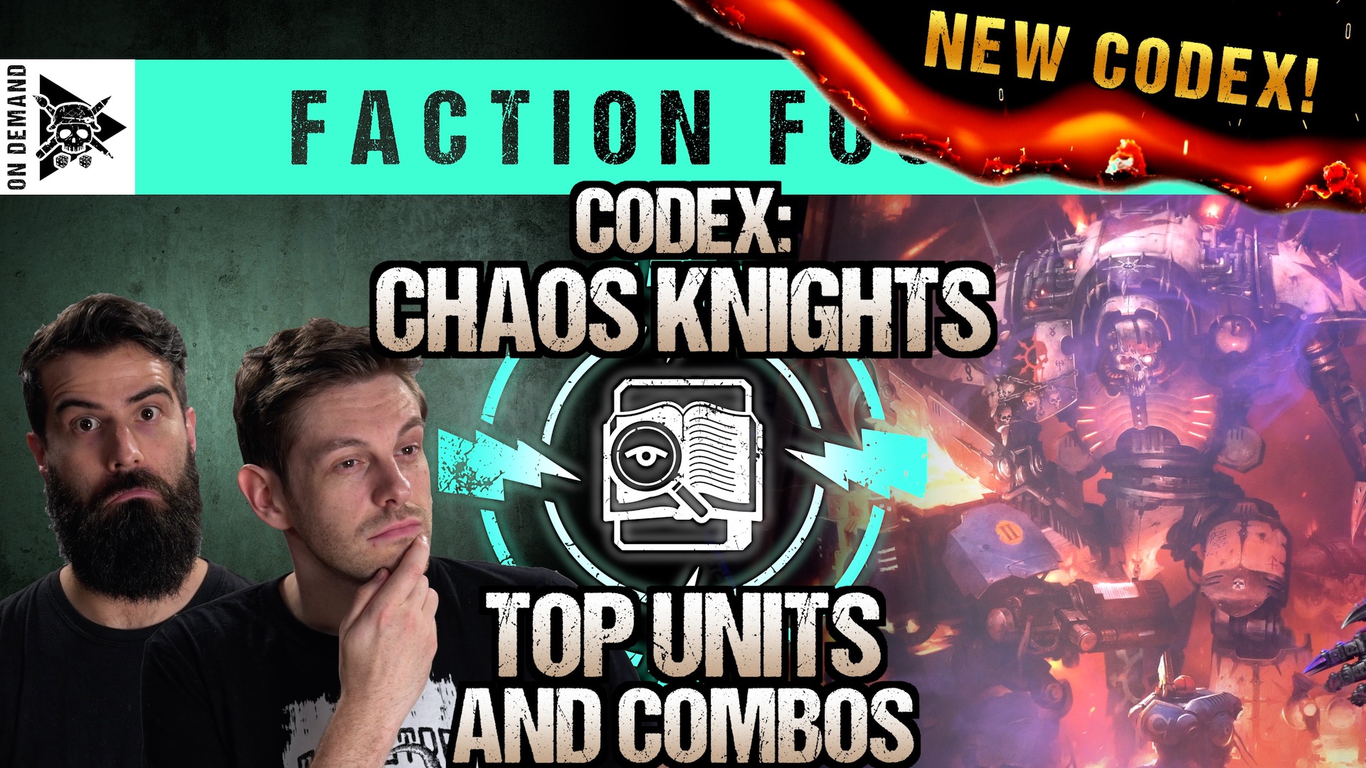 Codex Chaos Knights Top Units & Combos Warhammer 40,000 Faction Focus