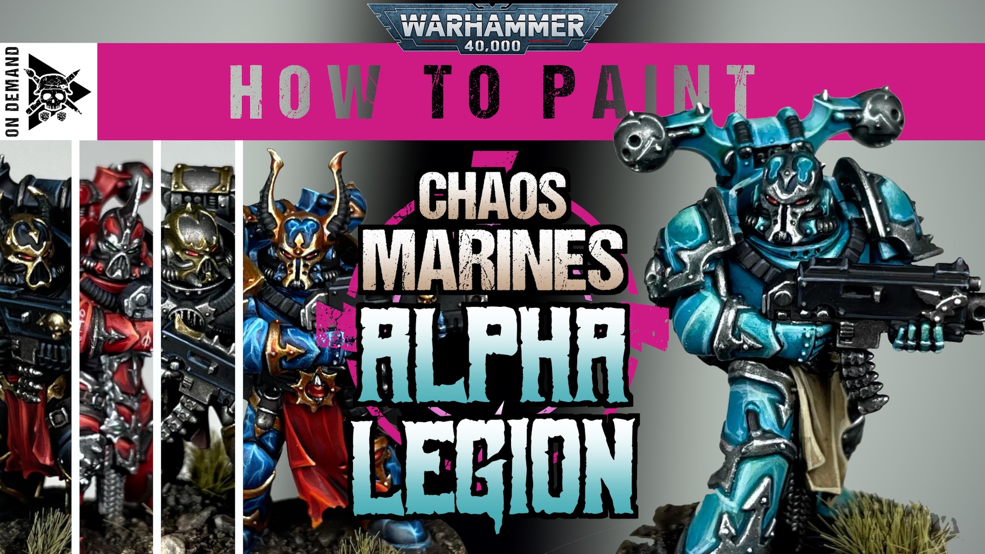 How To Paint Alpha Legion Way Of The Brush Warhammer 40000 Tutorial