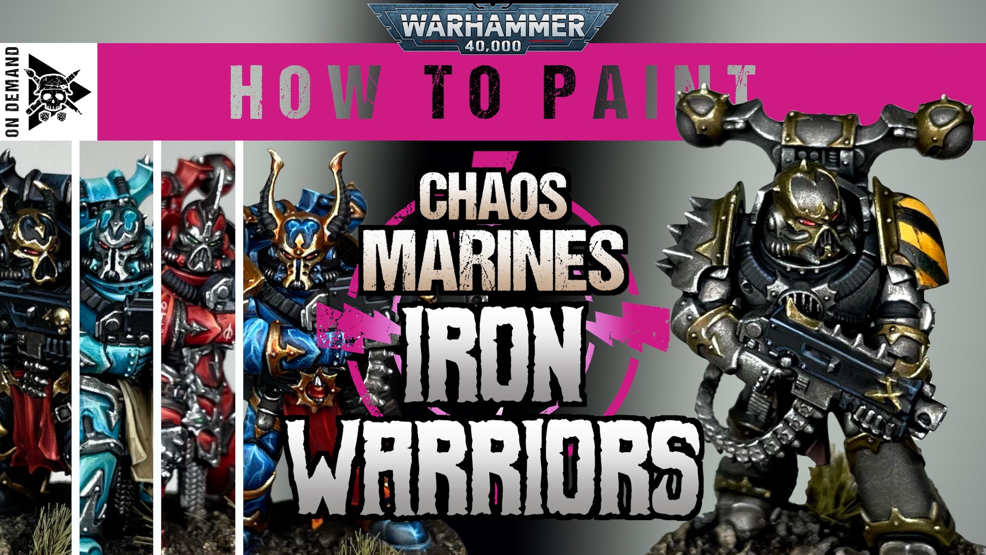 How To Paint Iron Warriors Way of The Brush Warhammer 40,000 Tutorial